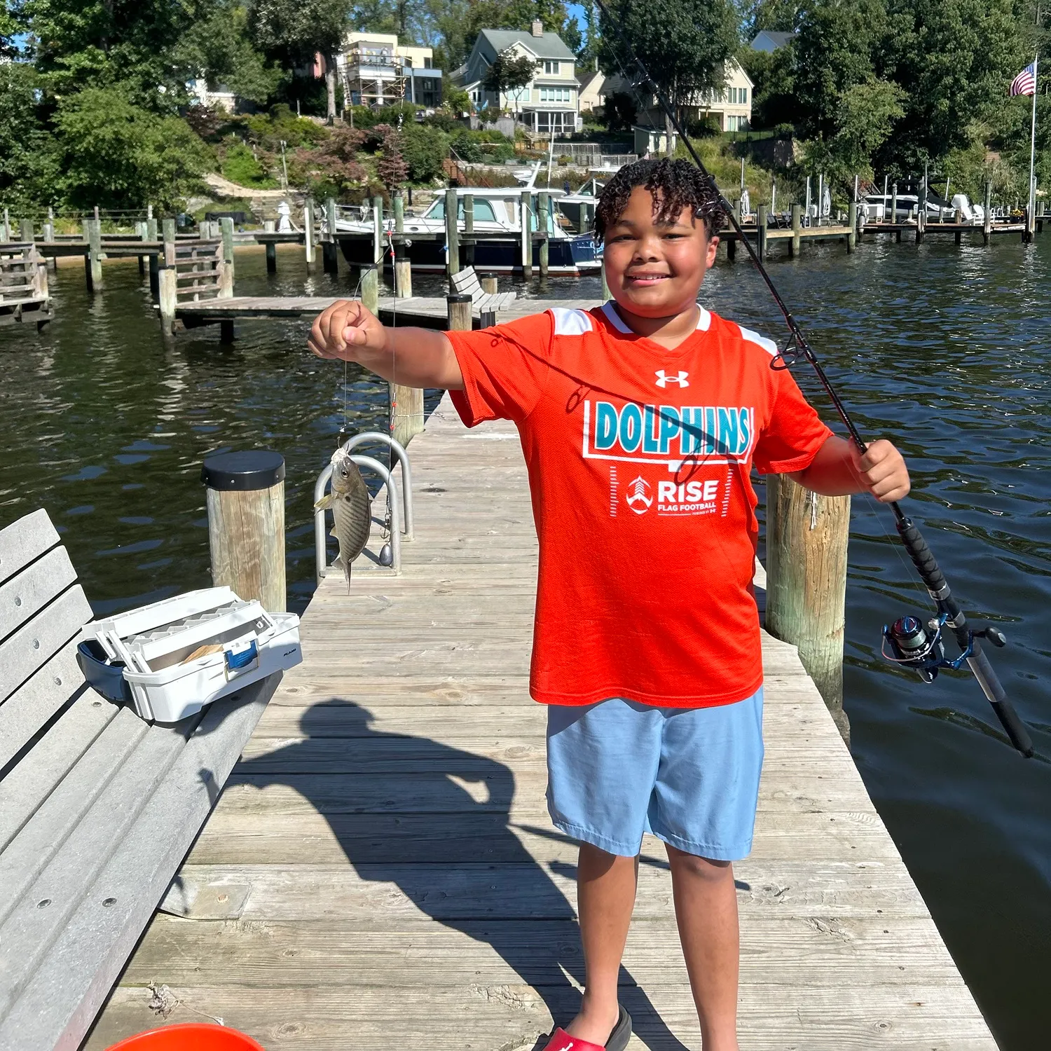 Spot croaker caught on Fishbrain