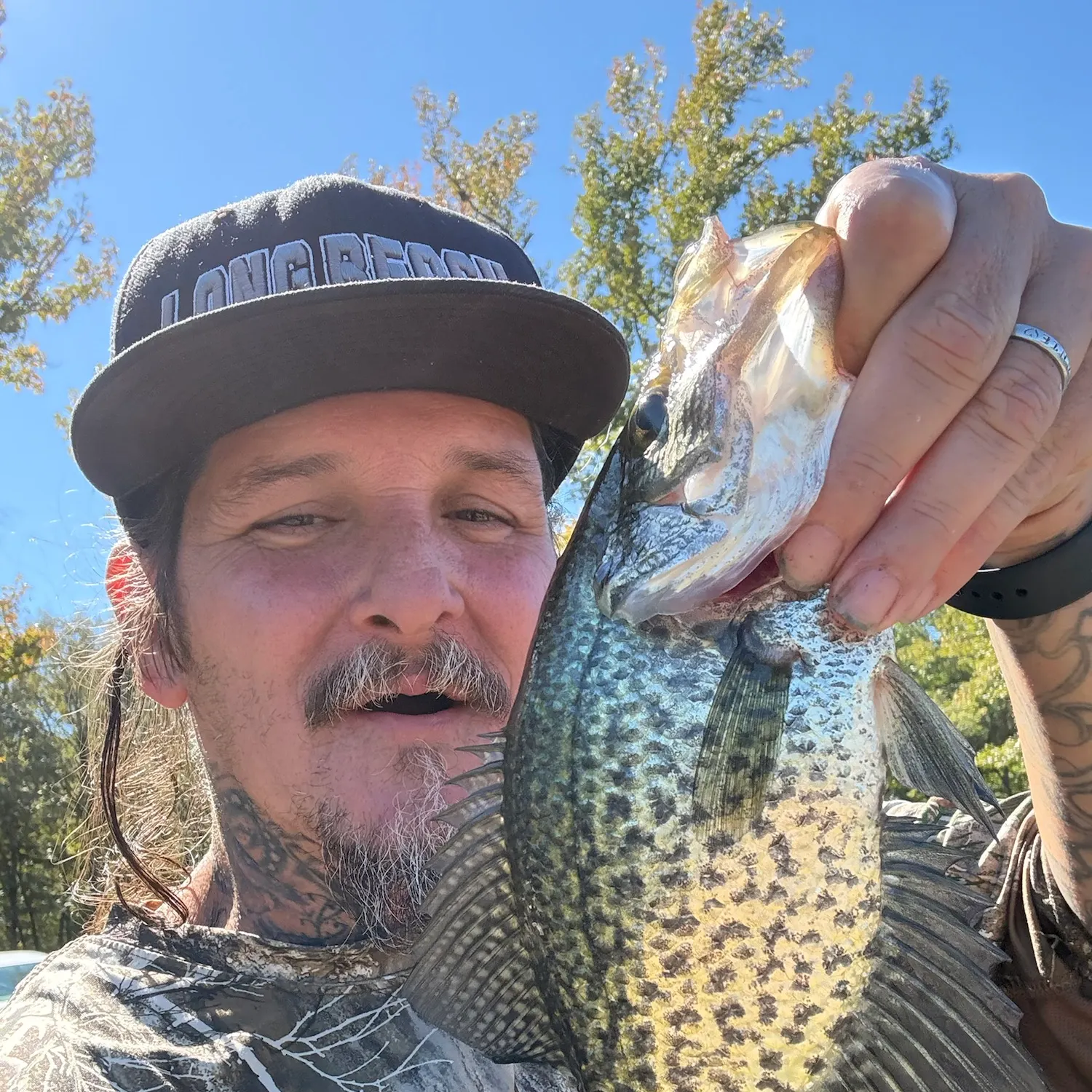 Black crappie caught on Fishbrain