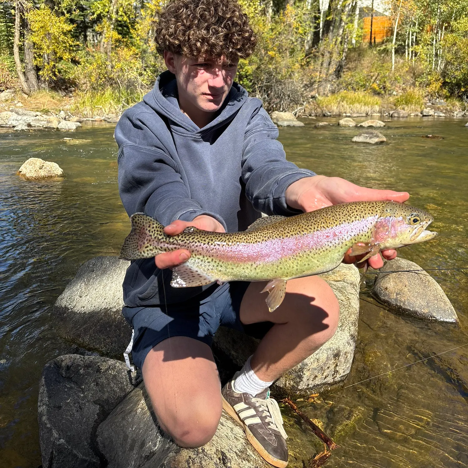 Rainbow trout caught on Fishbrain