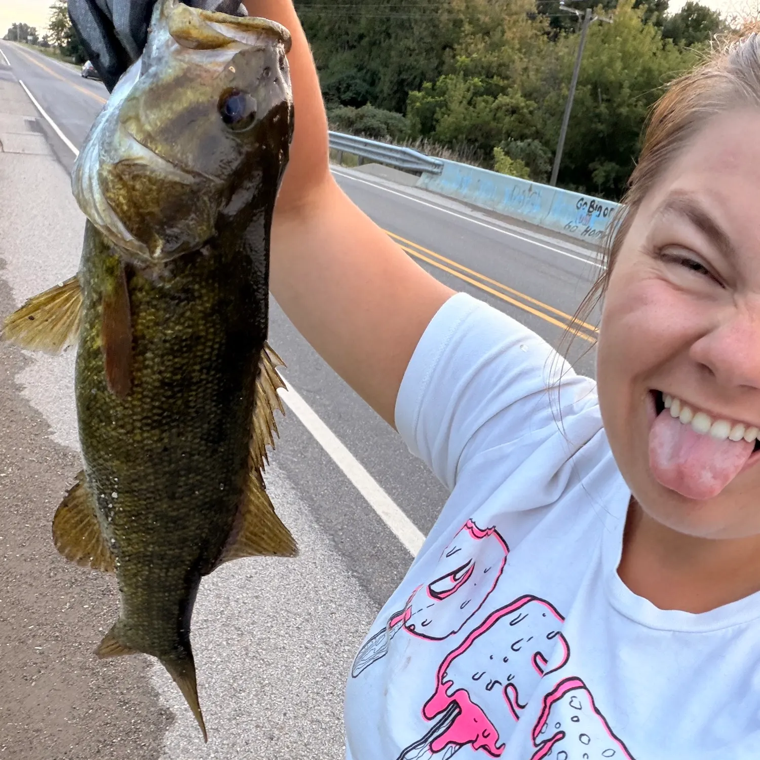Smallmouth bass caught on Fishbrain