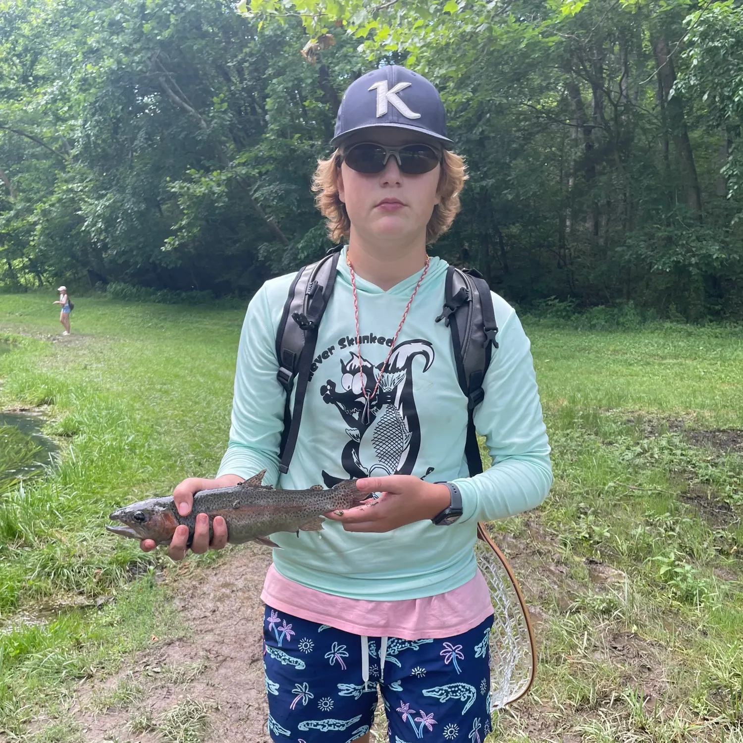 Rainbow trout caught on Fishbrain