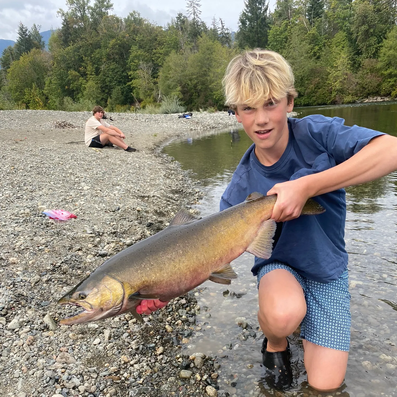 Chinook salmon caught on Fishbrain