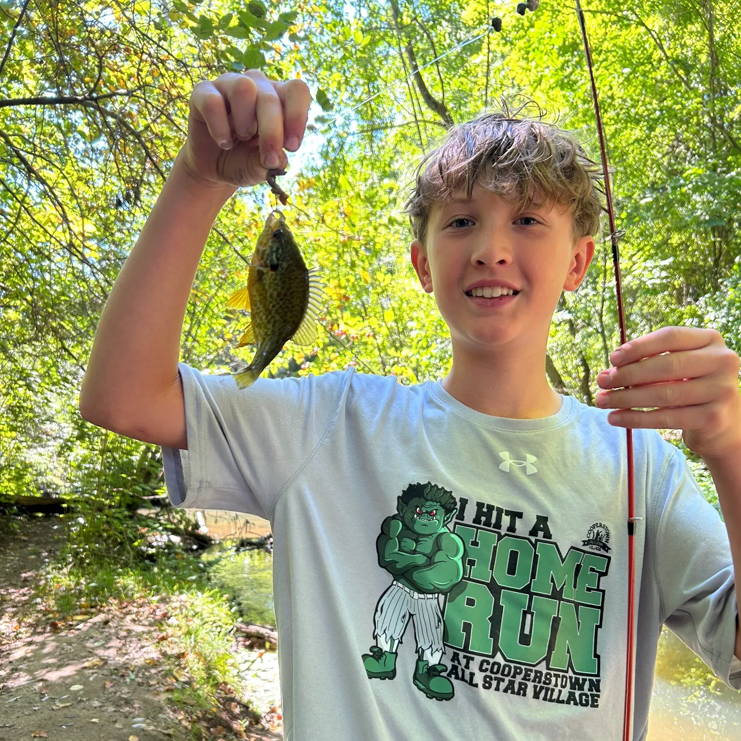 Redear sunfish caught on Fishbrain