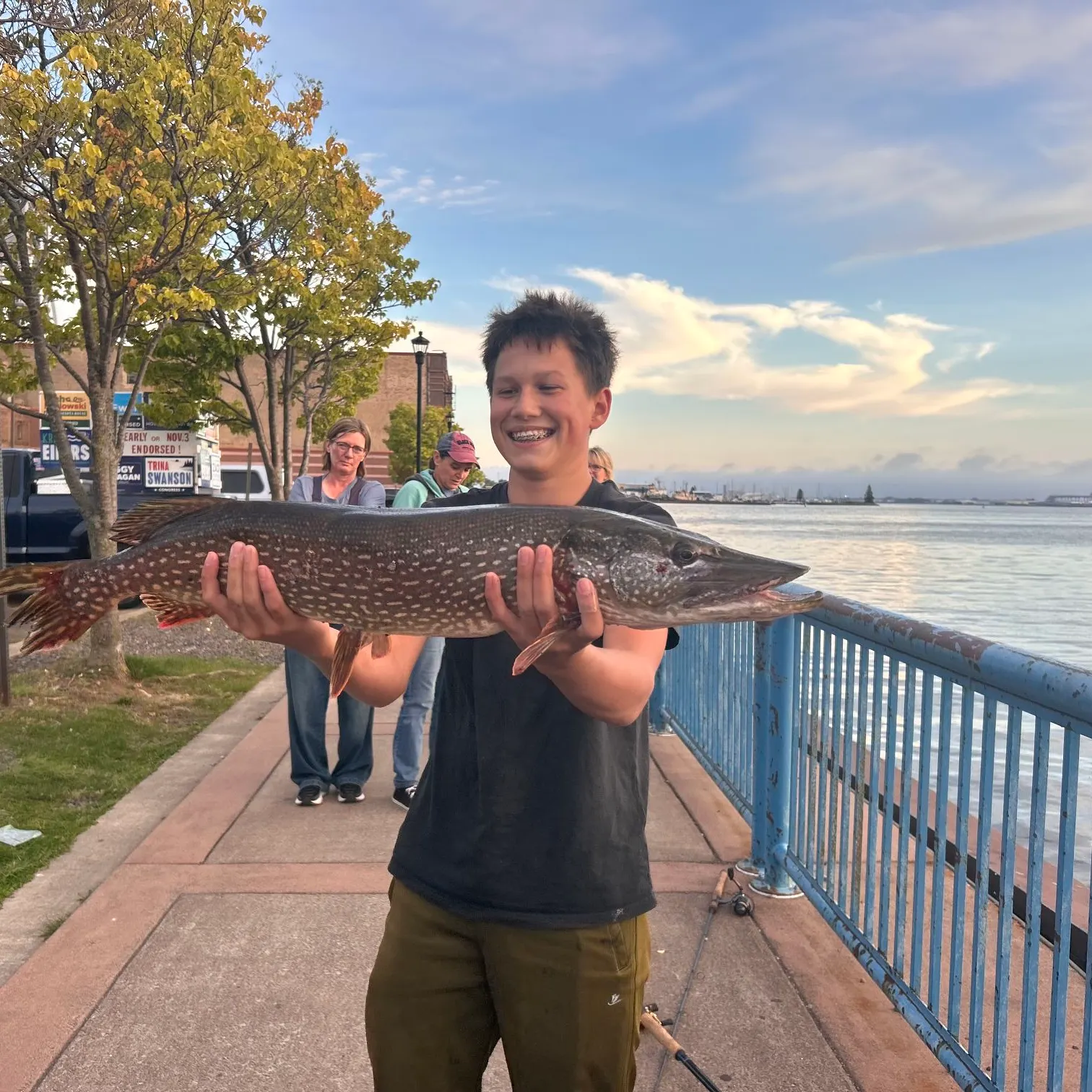 Northern pike caught on Fishbrain