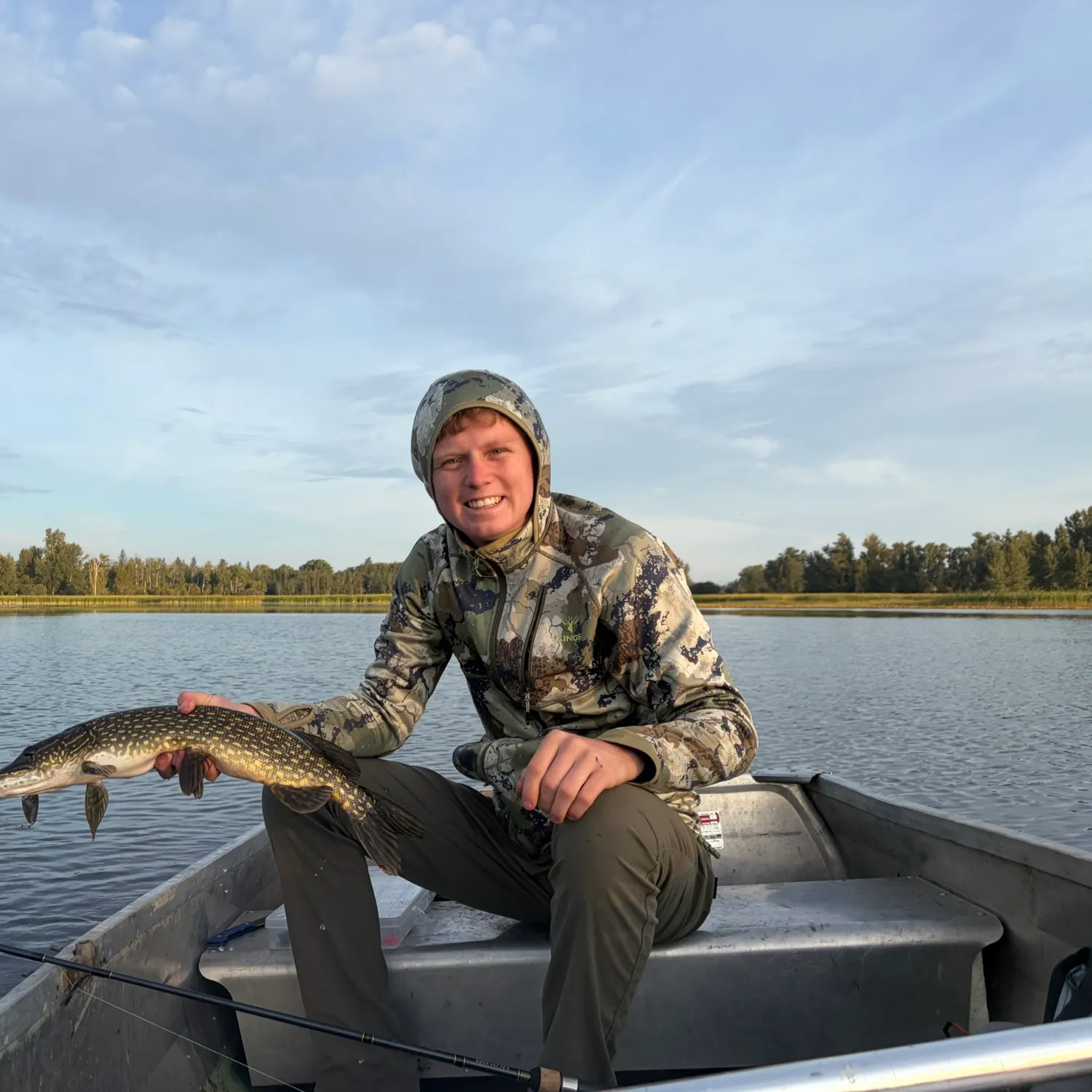 Northern pike caught on Fishbrain