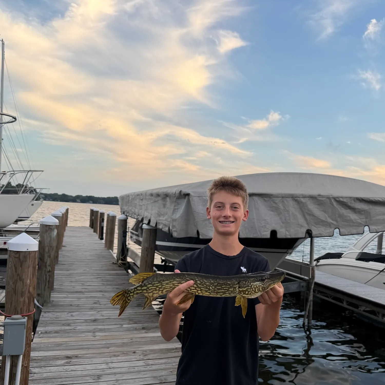 Northern pike caught on Fishbrain