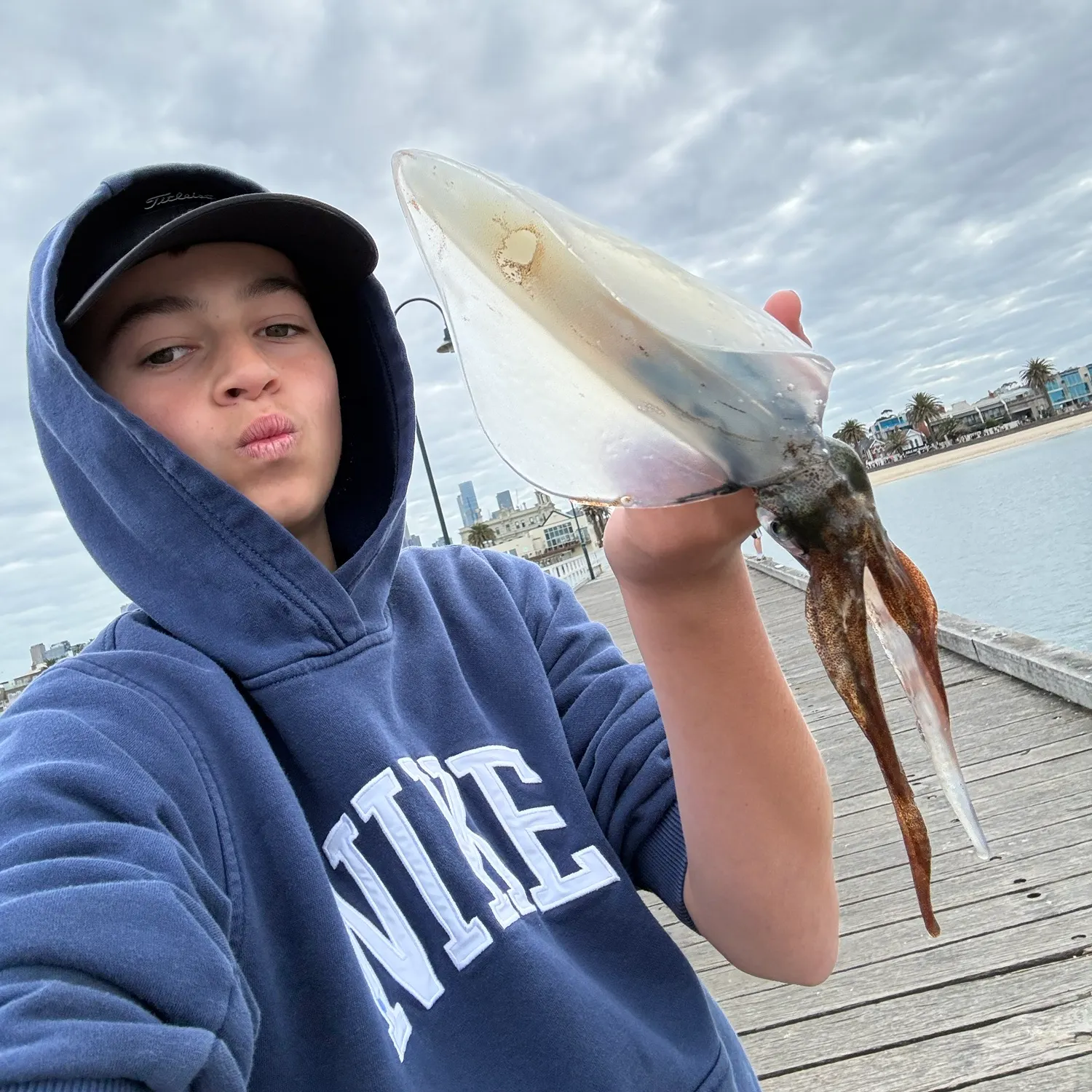 Southern calamari caught on Fishbrain