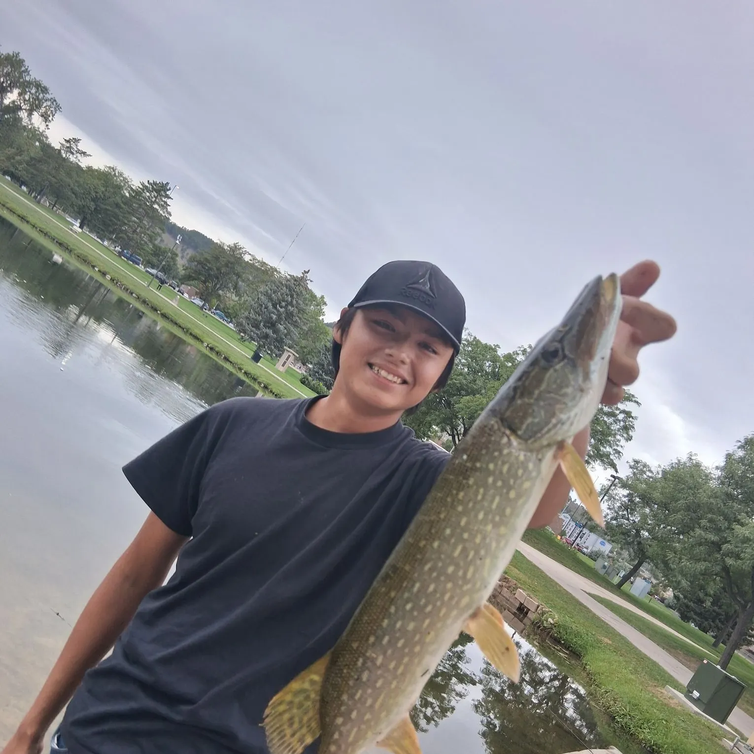 Northern pike caught on Fishbrain