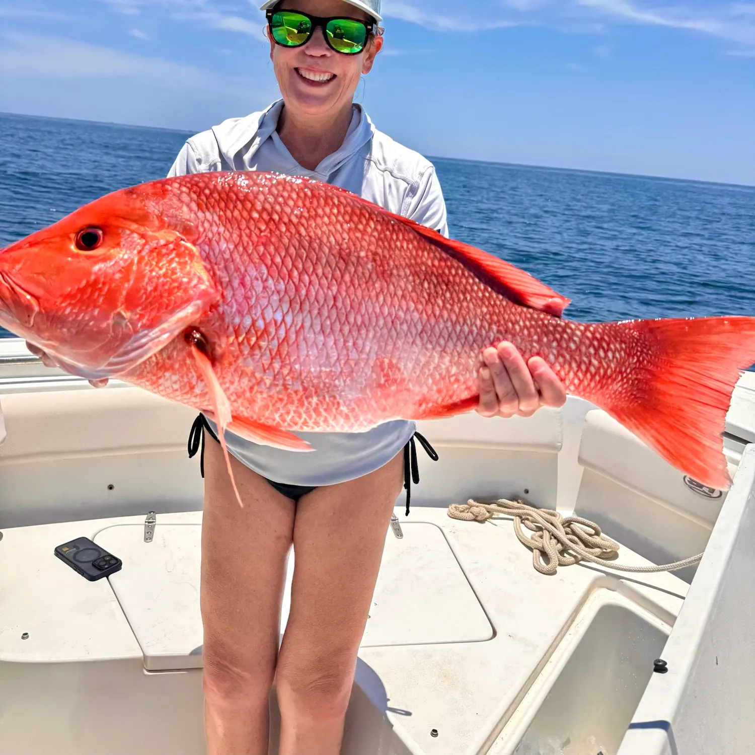 Northern red snapper caught on Fishbrain