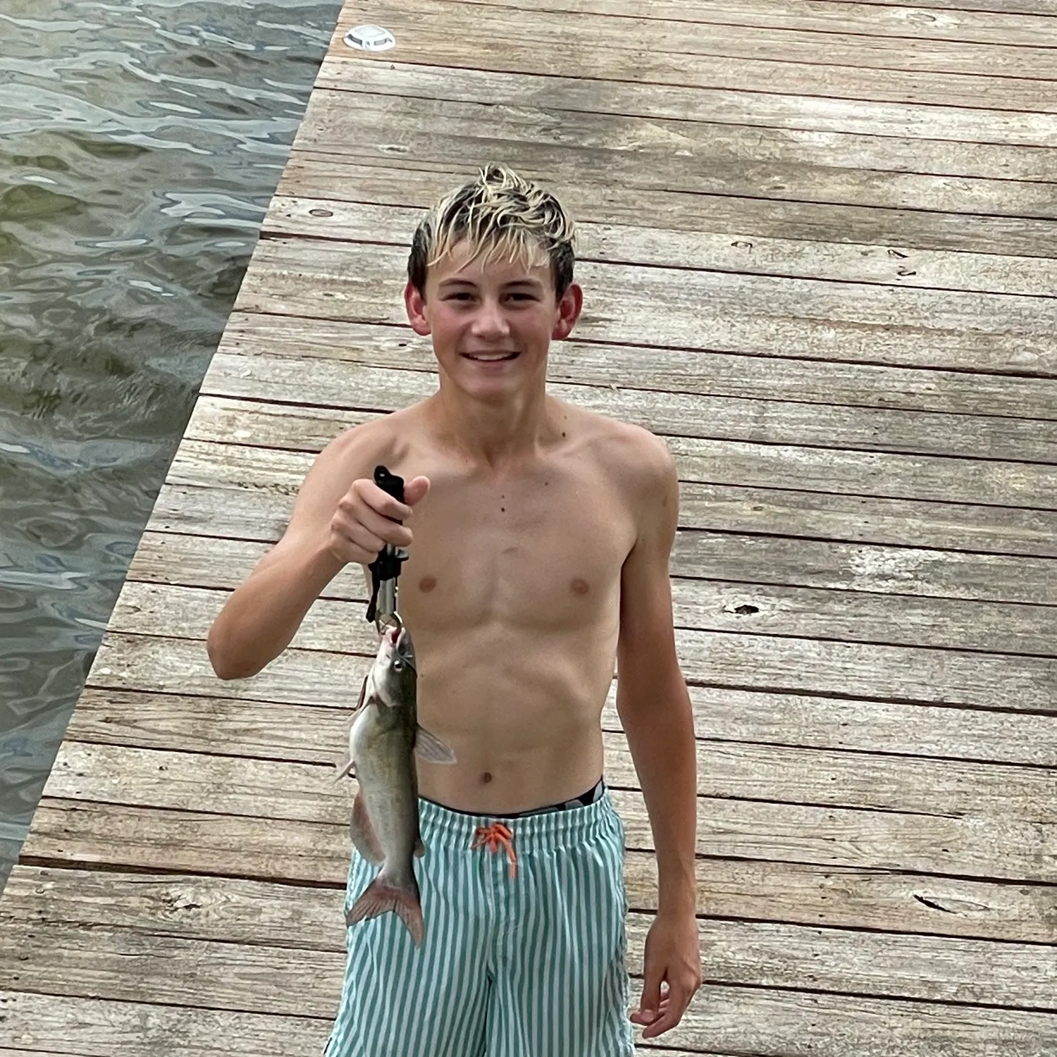 Channel catfish caught on Fishbrain