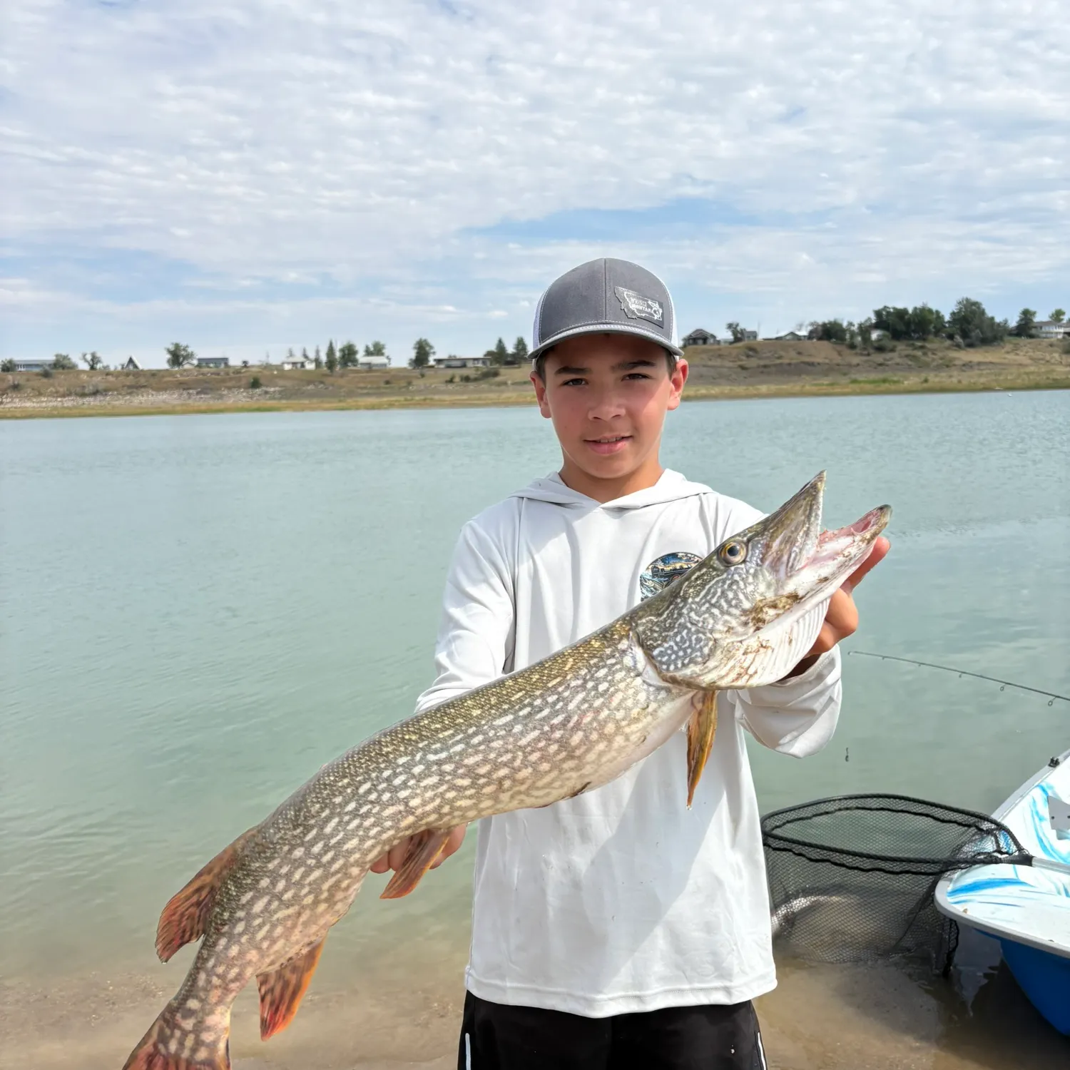 Northern pike caught on Fishbrain