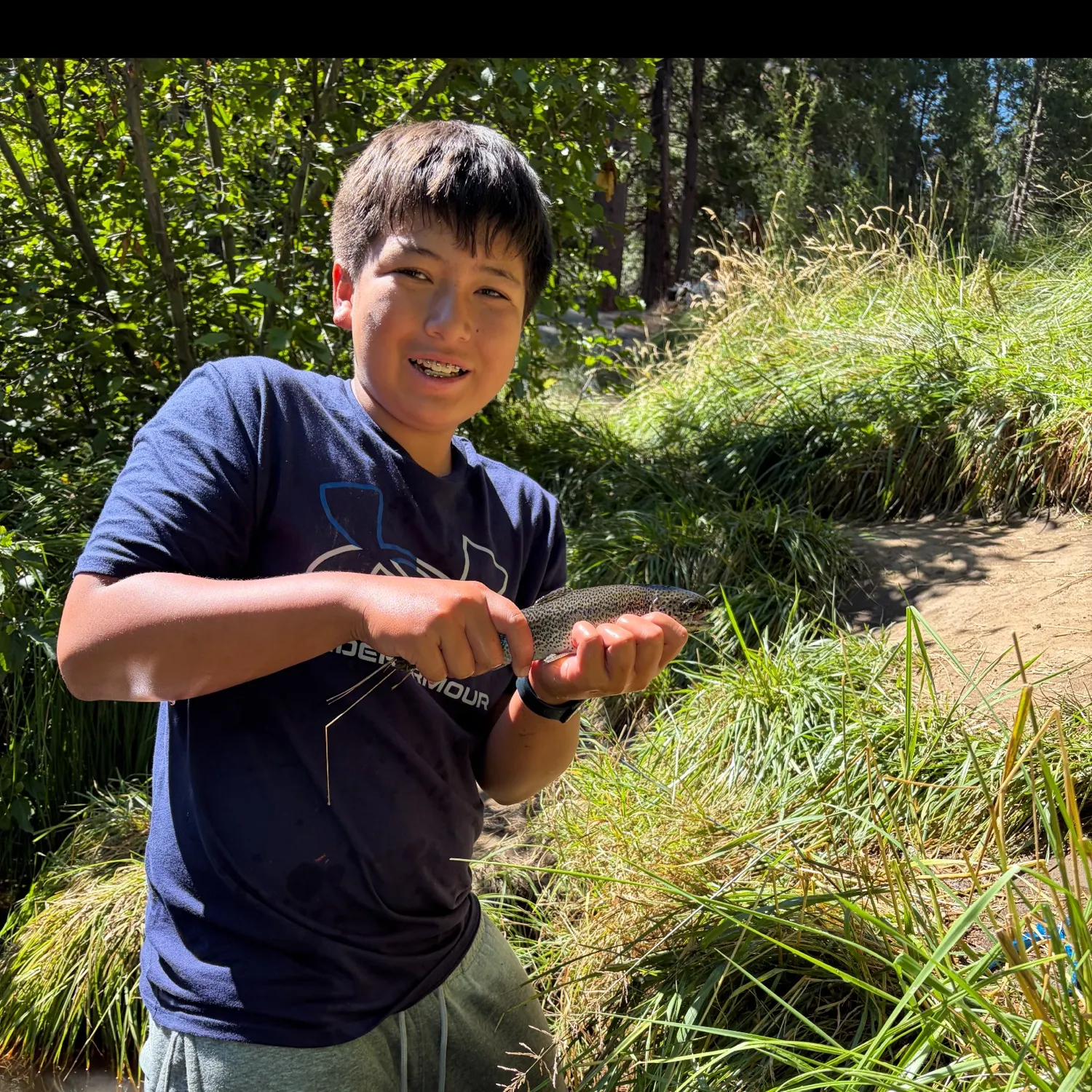Rainbow trout caught on Fishbrain