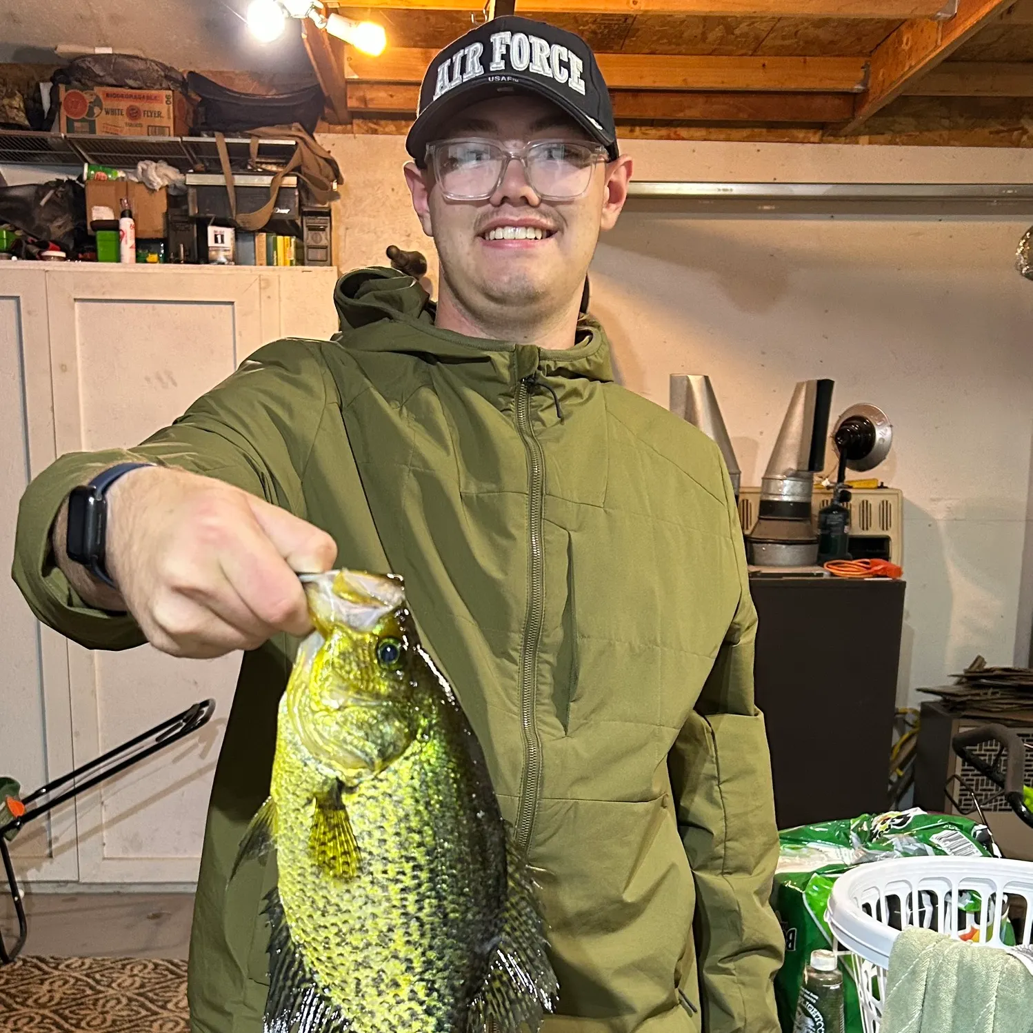Black crappie caught on Fishbrain