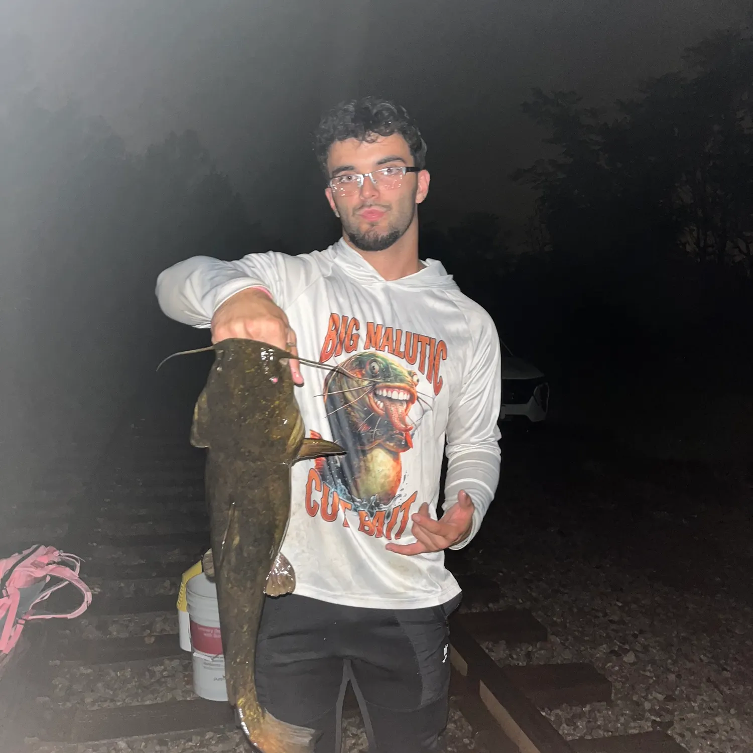 Flathead catfish caught on Fishbrain