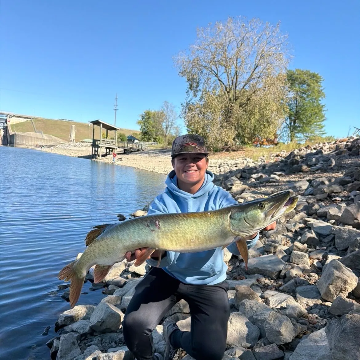 Muskie caught on Fishbrain