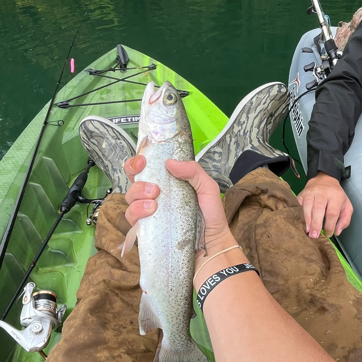 Rainbow trout caught on Fishbrain