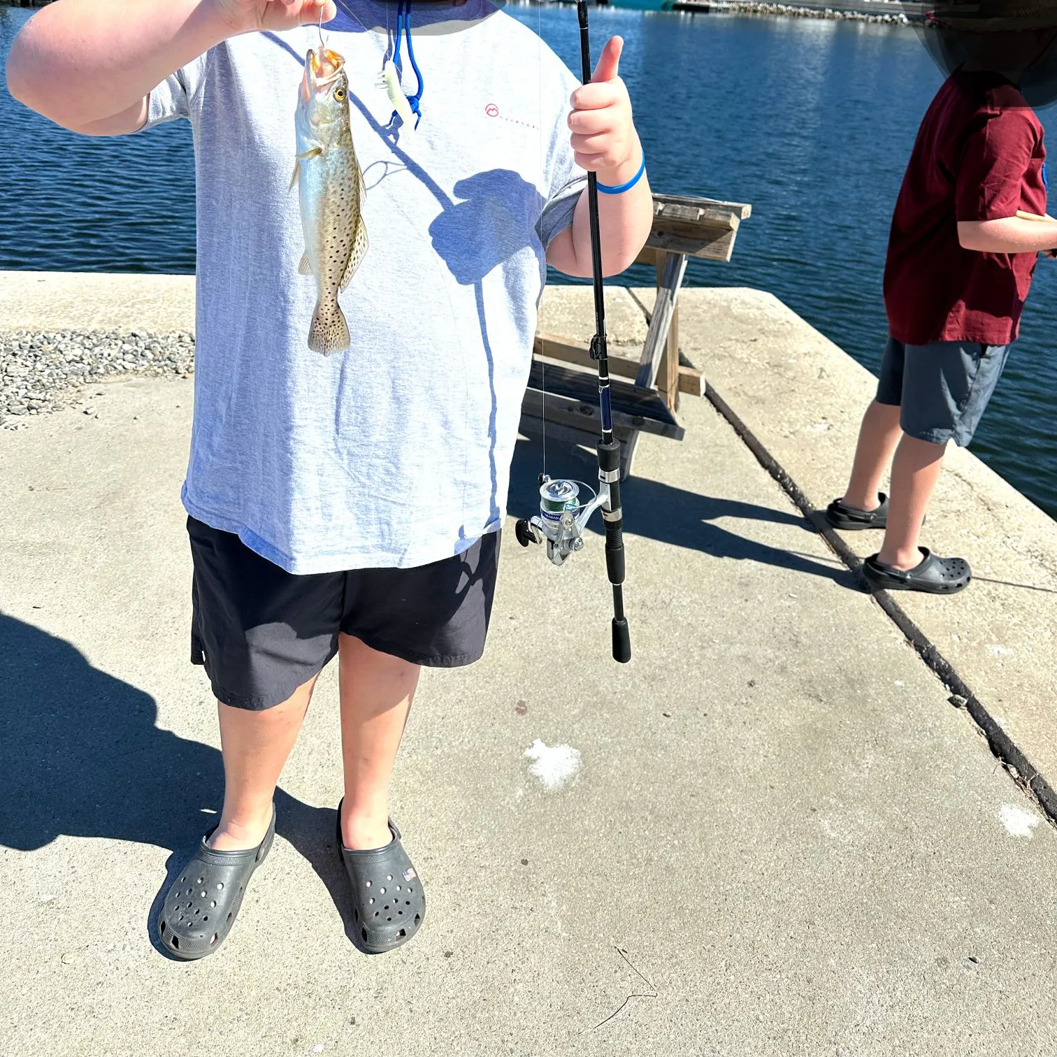 Spotted seatrout caught on Fishbrain