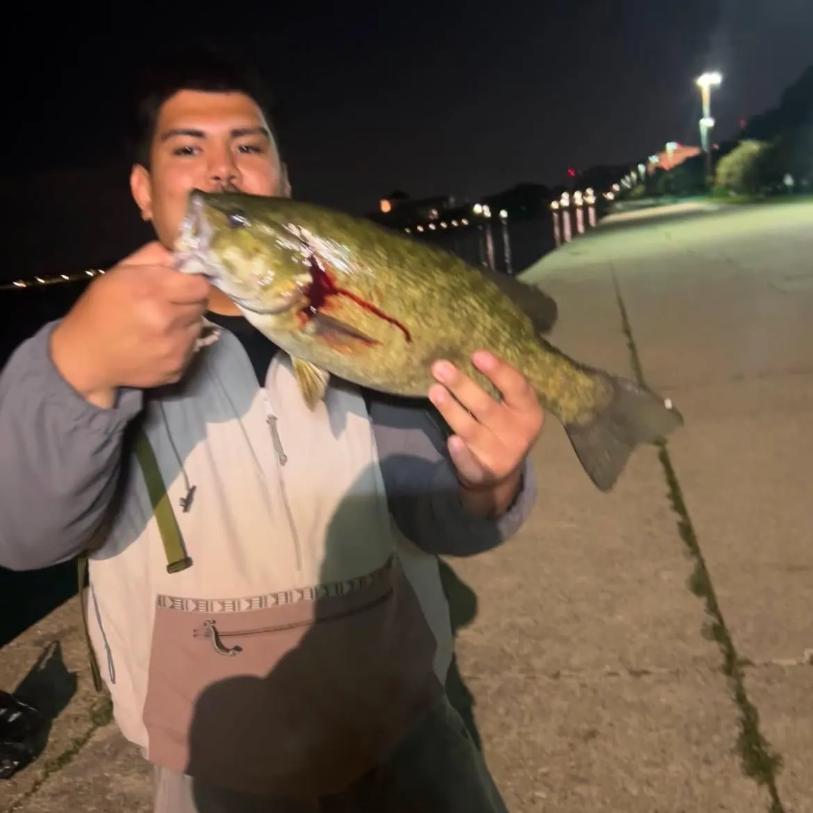 Smallmouth bass caught on Fishbrain