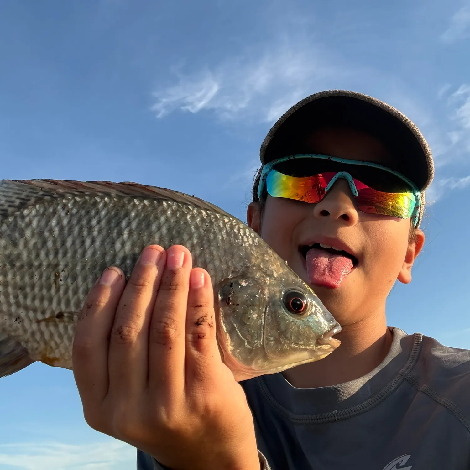 Nile tilapia caught on Fishbrain