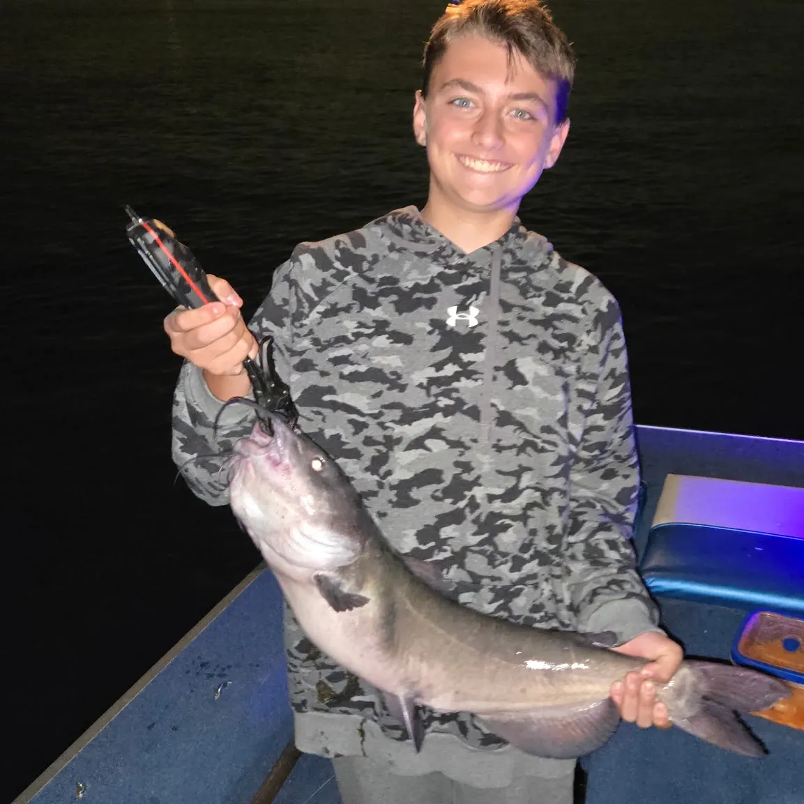 Channel catfish caught on Fishbrain