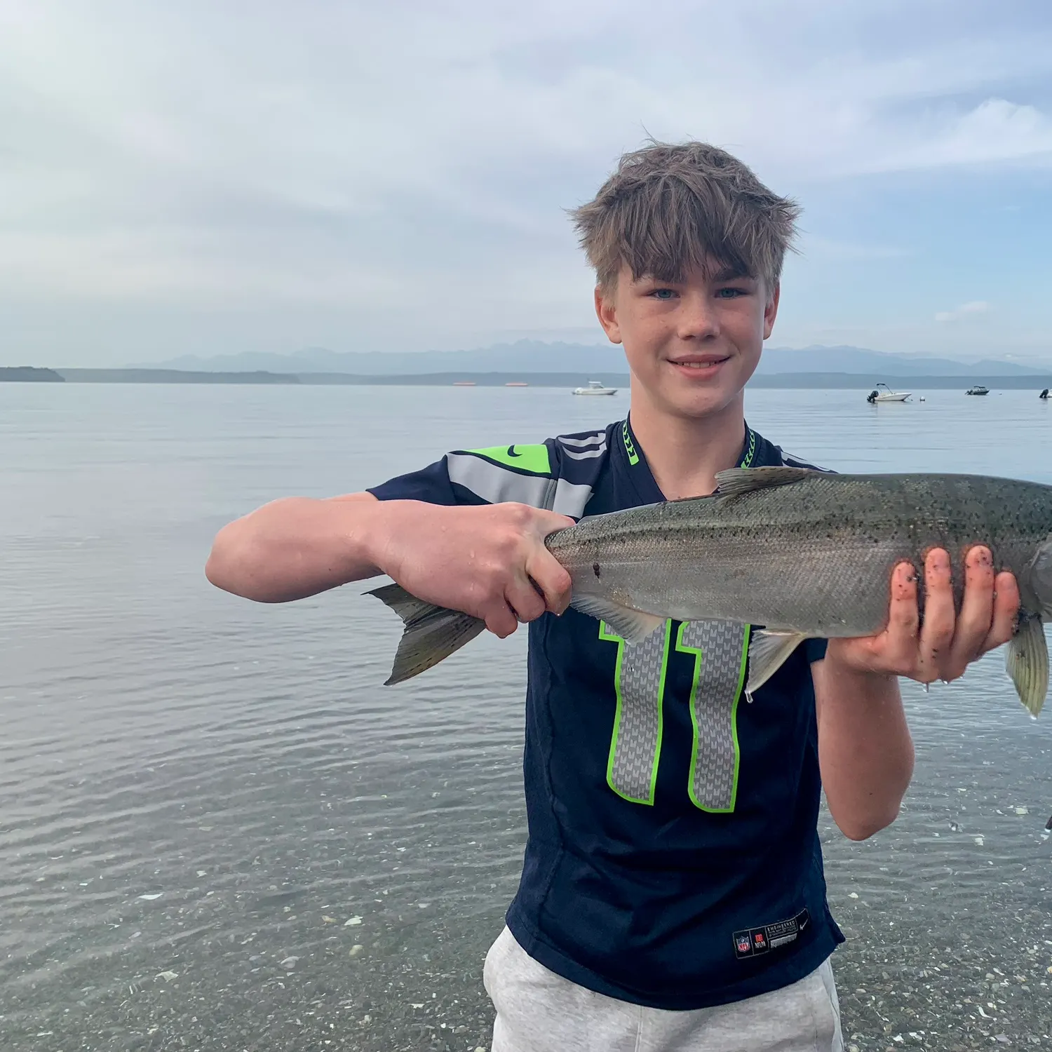 Chinook salmon caught on Fishbrain
