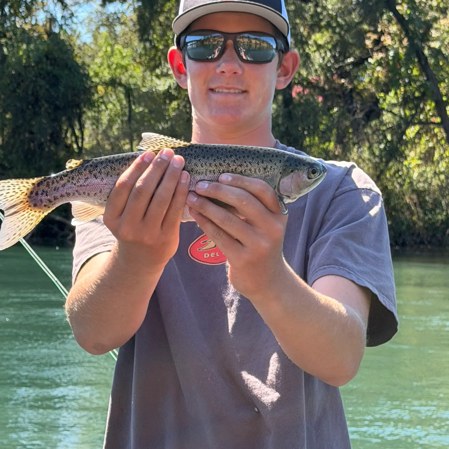 Rainbow trout caught on Fishbrain