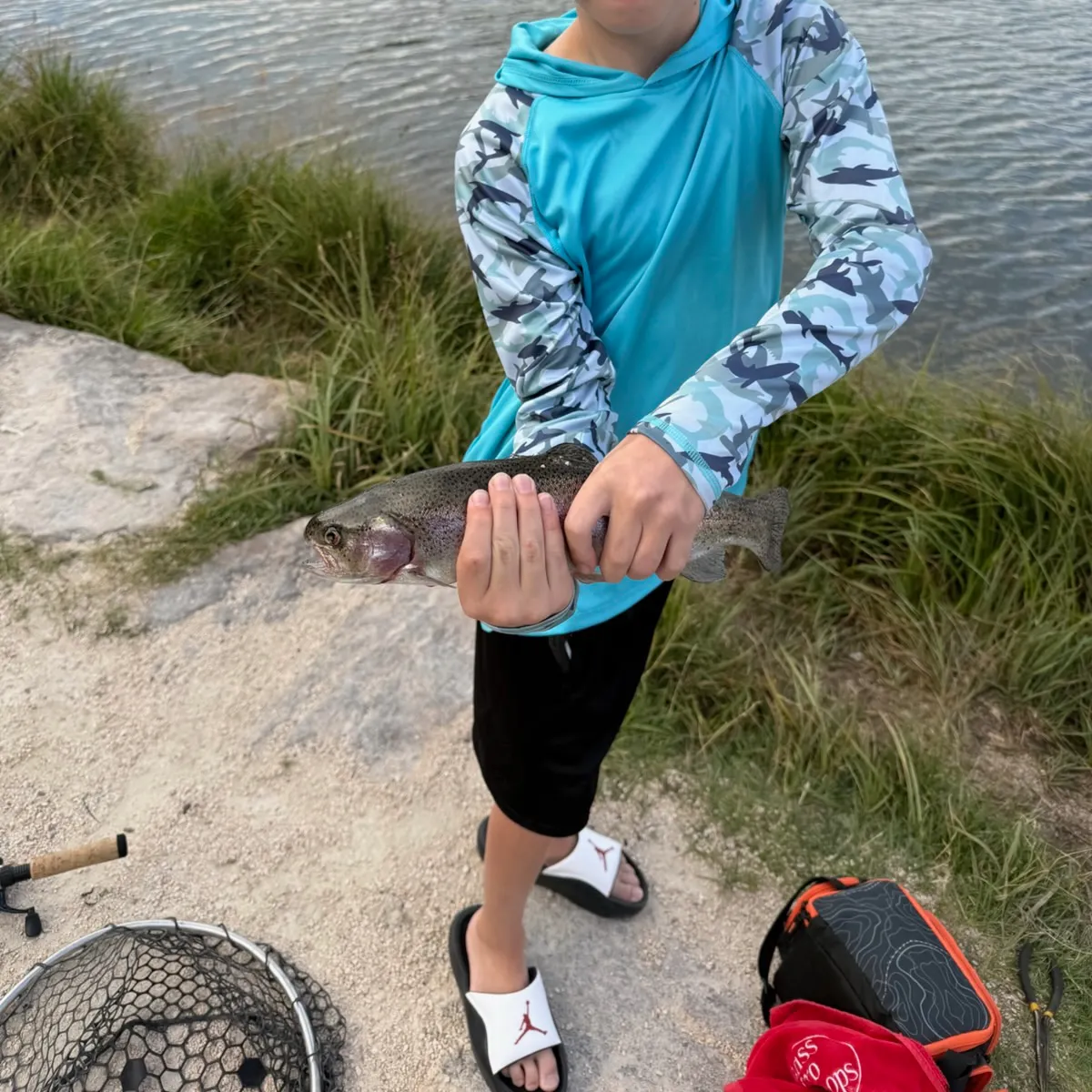 Rainbow trout caught on Fishbrain