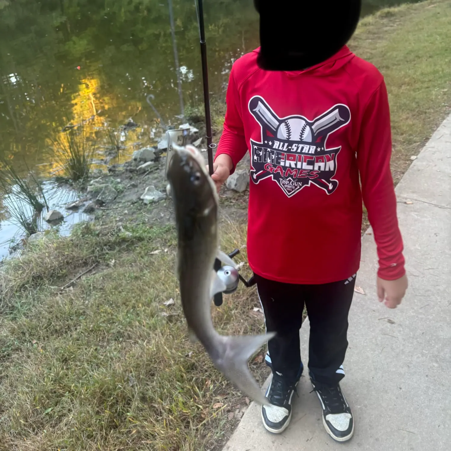 Channel catfish caught on Fishbrain