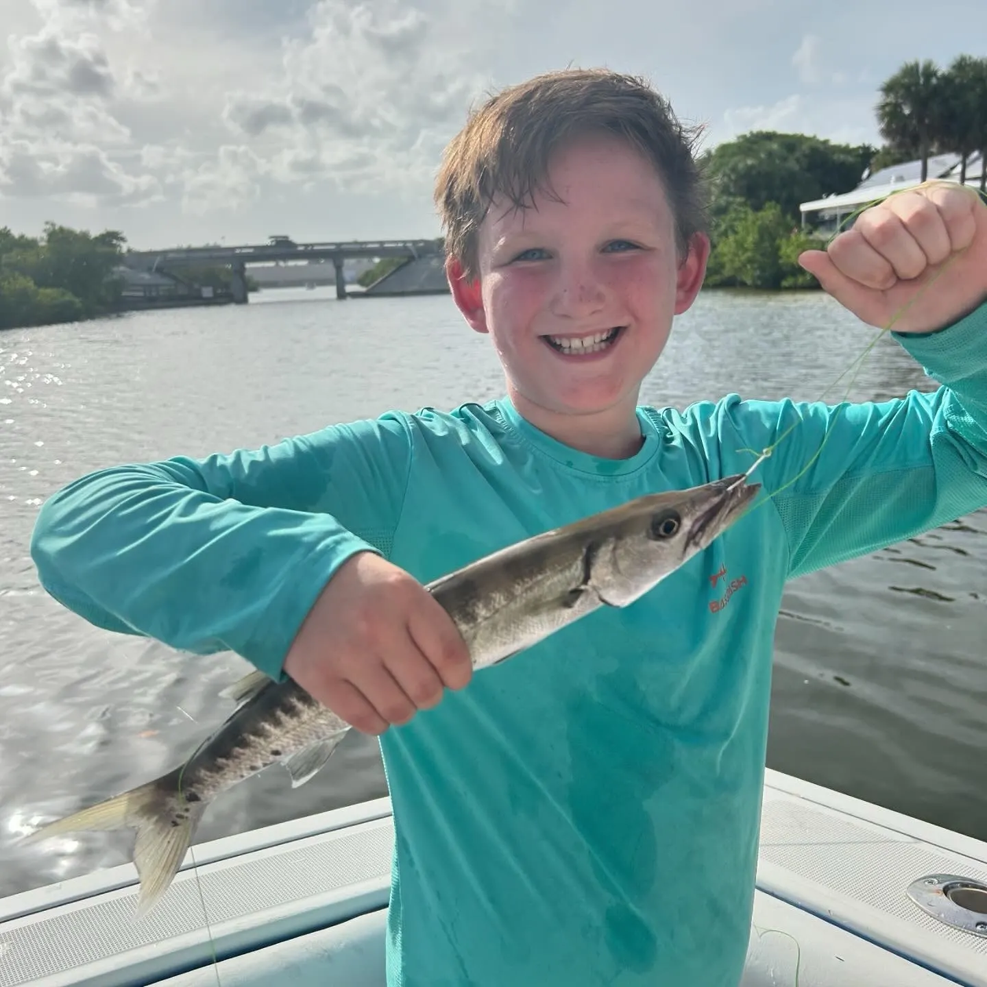 Great barracuda caught on Fishbrain