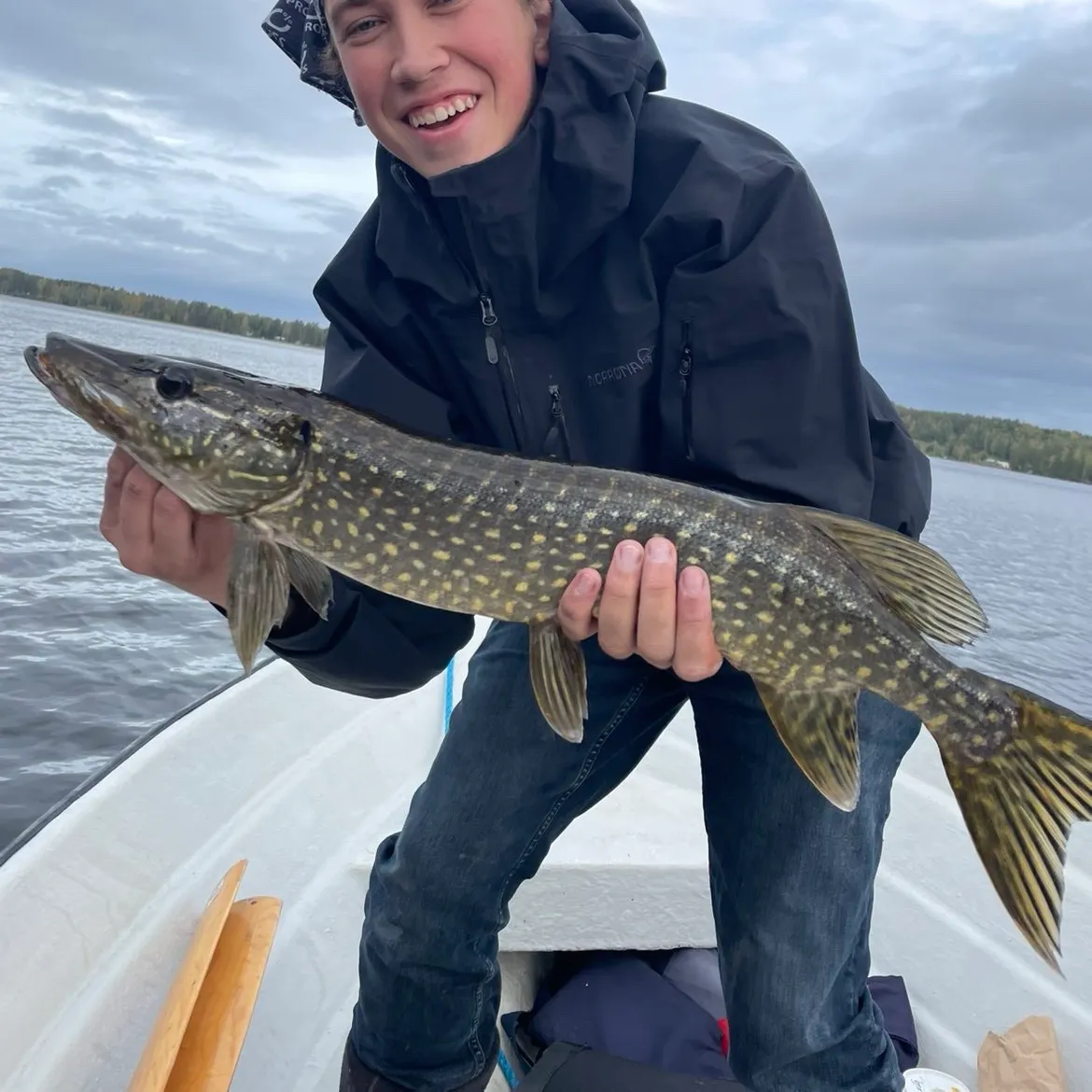Northern pike caught on Fishbrain