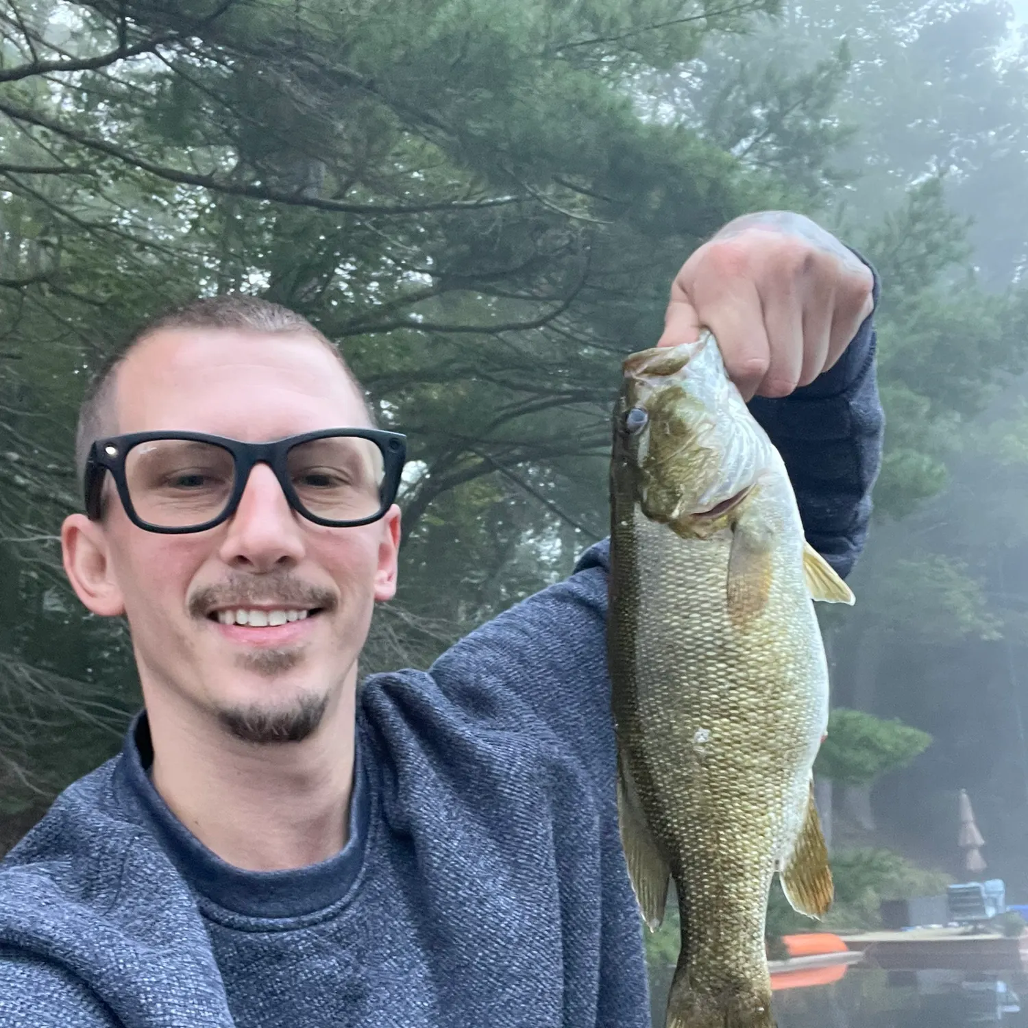 Smallmouth bass caught on Fishbrain
