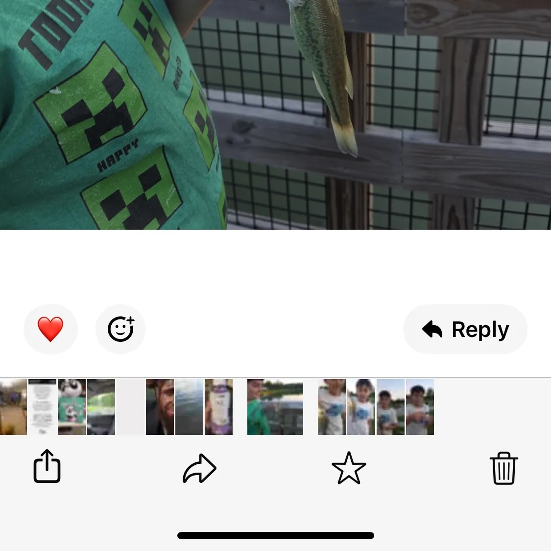 recently logged catches