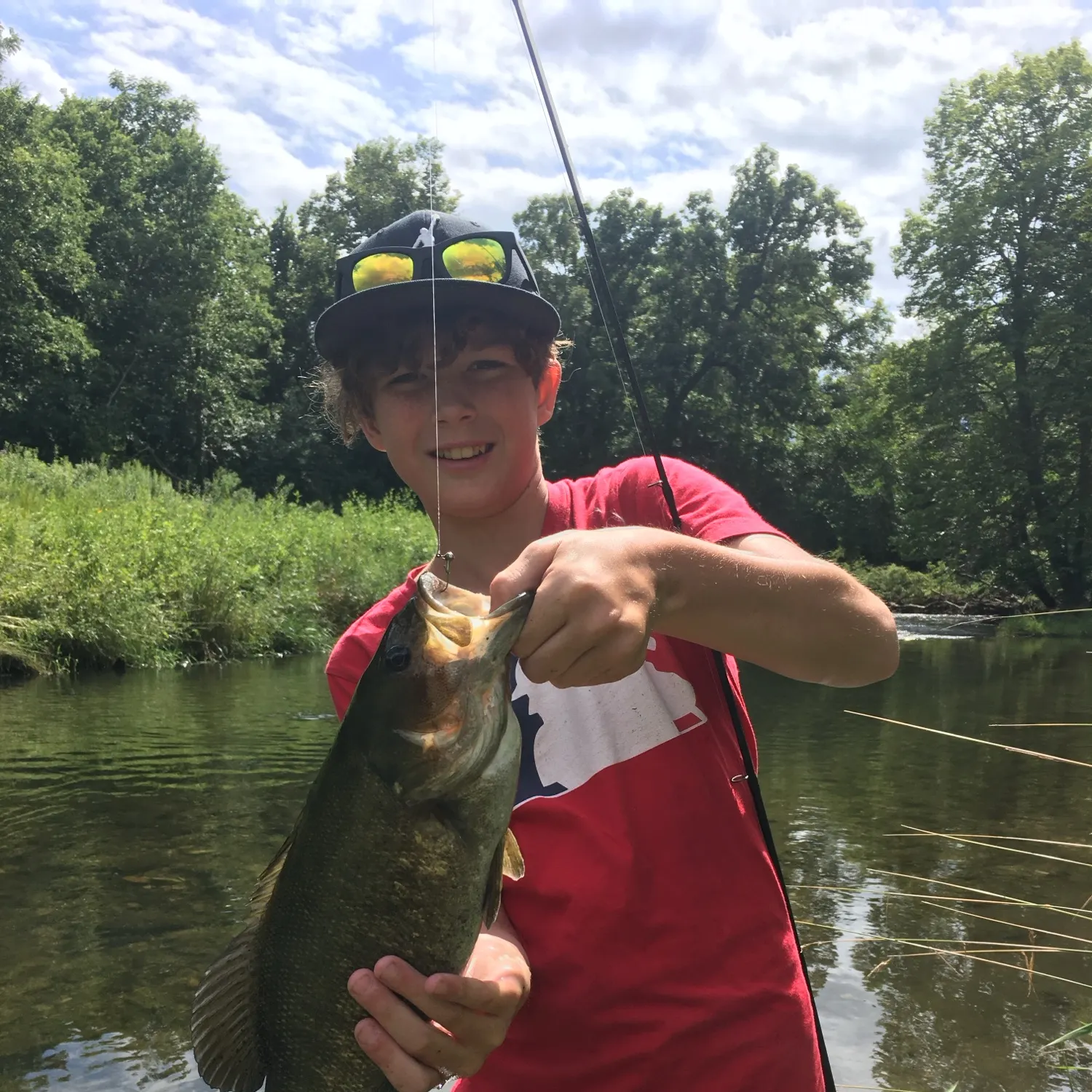 Smallmouth bass caught on Fishbrain
