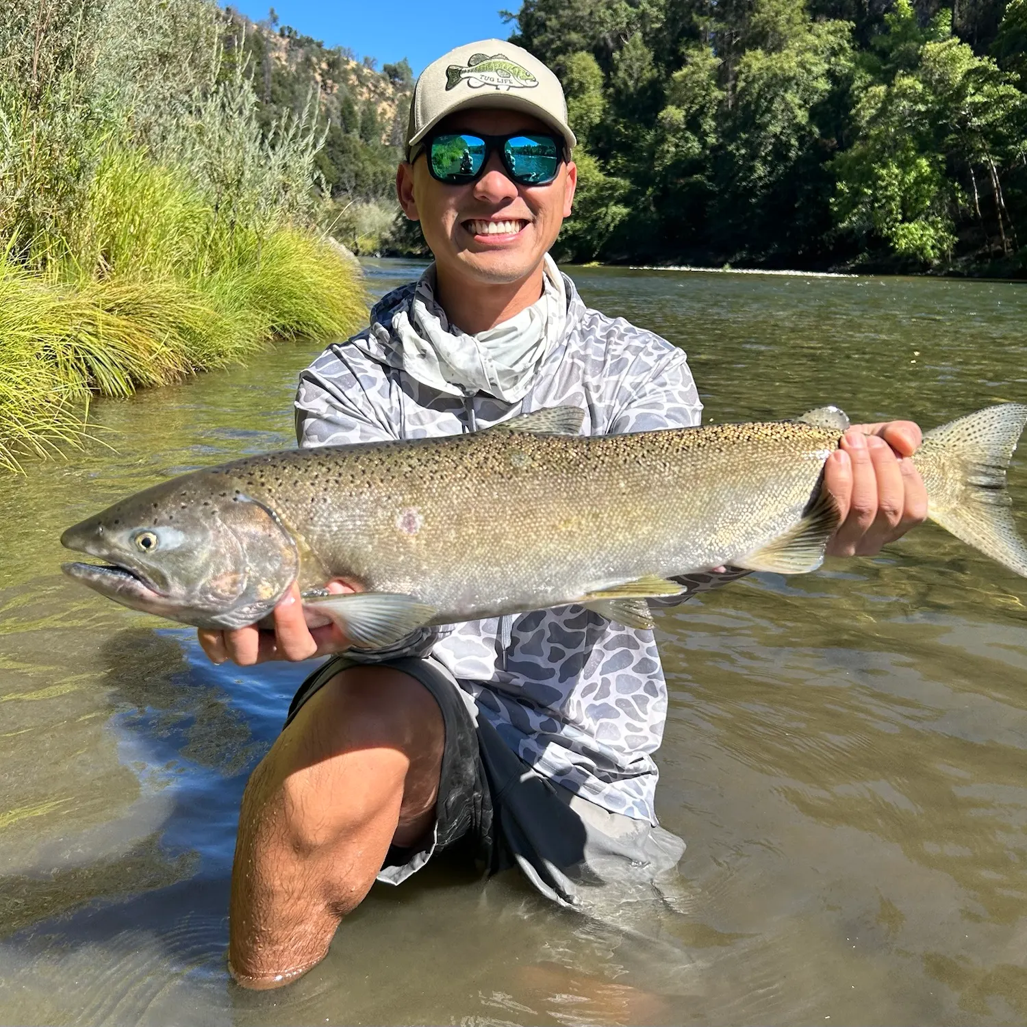 Chinook salmon caught on Fishbrain