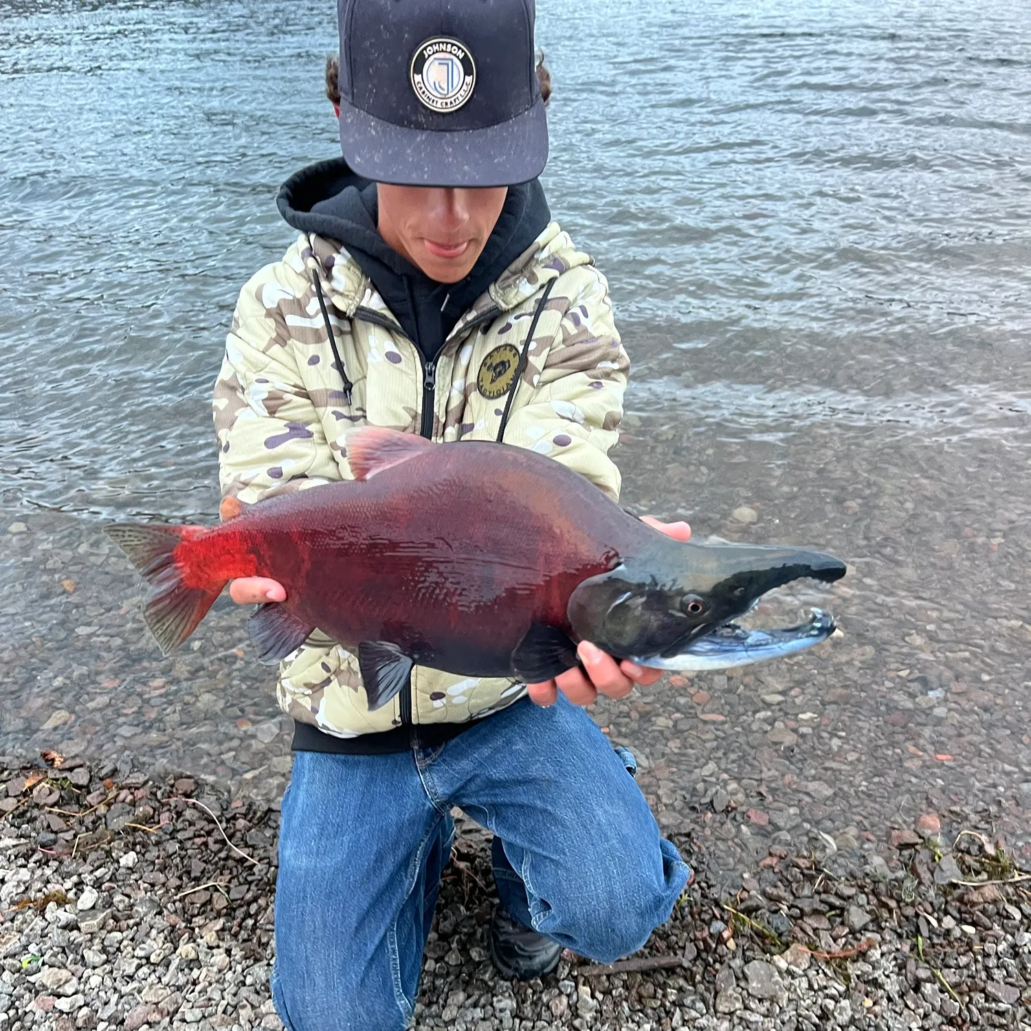 Kokanee salmon caught on Fishbrain