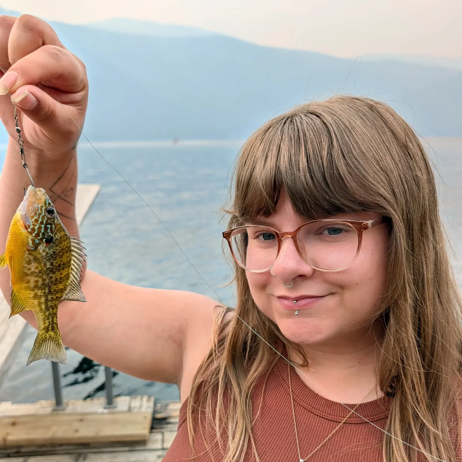Pumpkinseed caught on Fishbrain