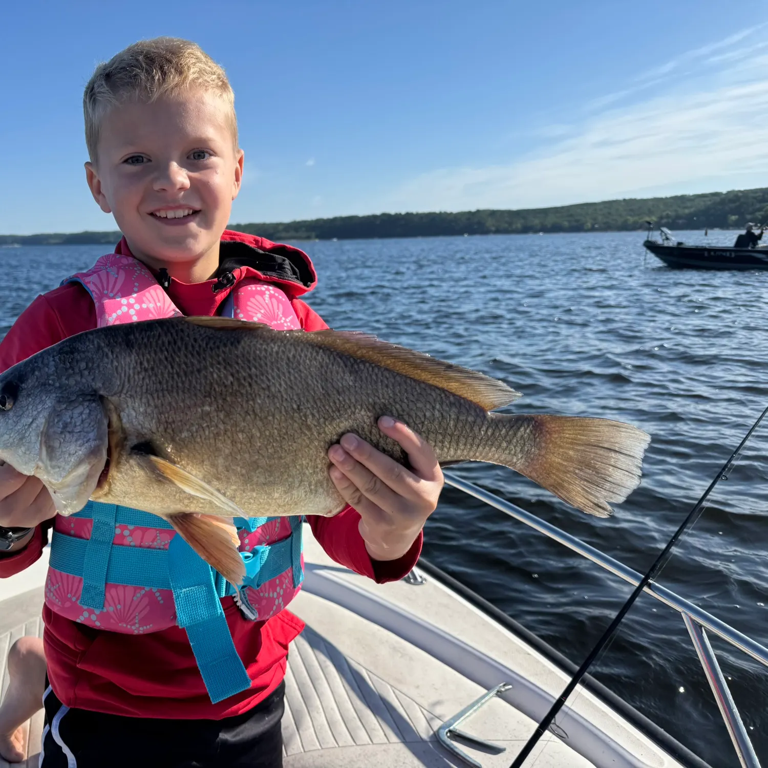 Freshwater drum caught on Fishbrain