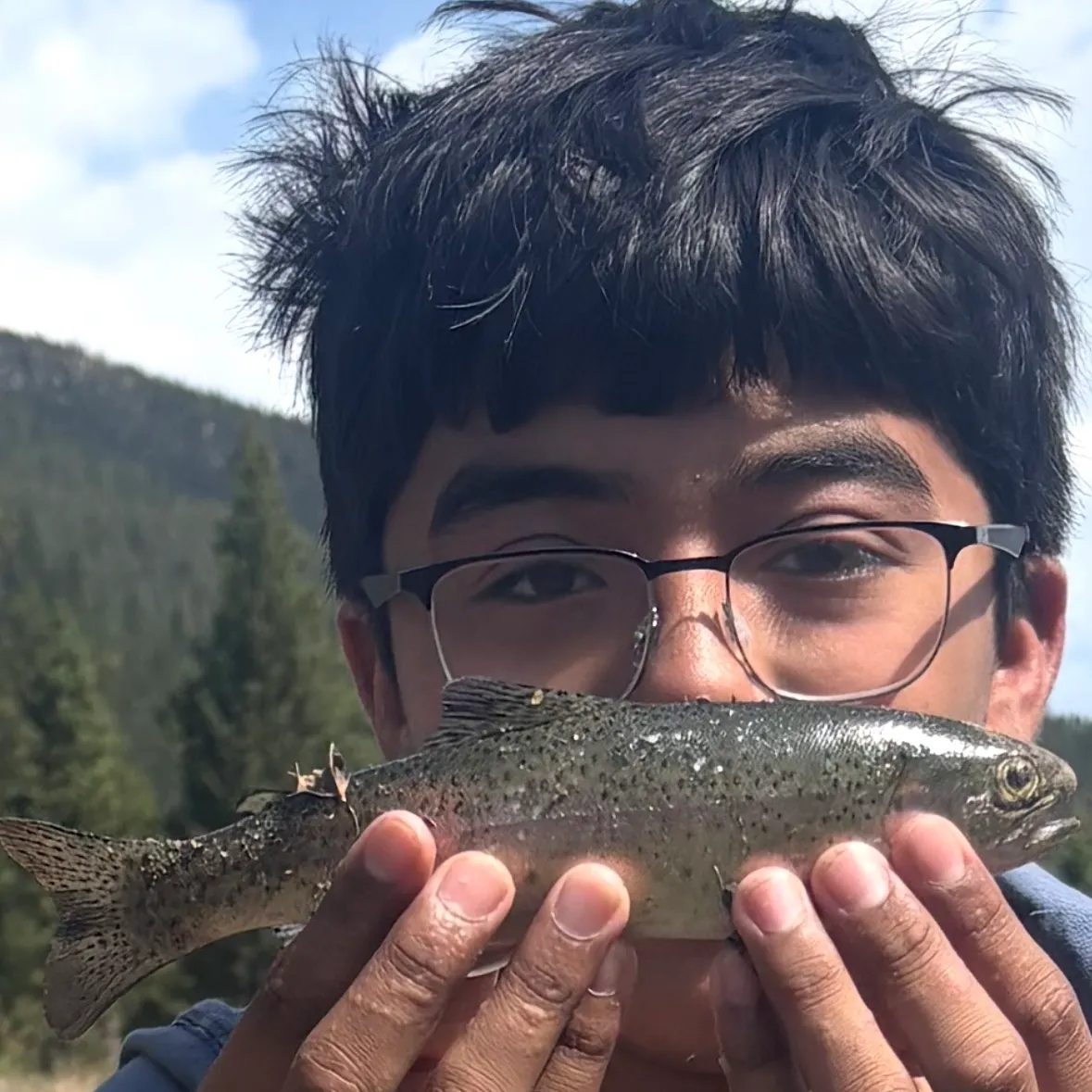 Rainbow trout caught on Fishbrain