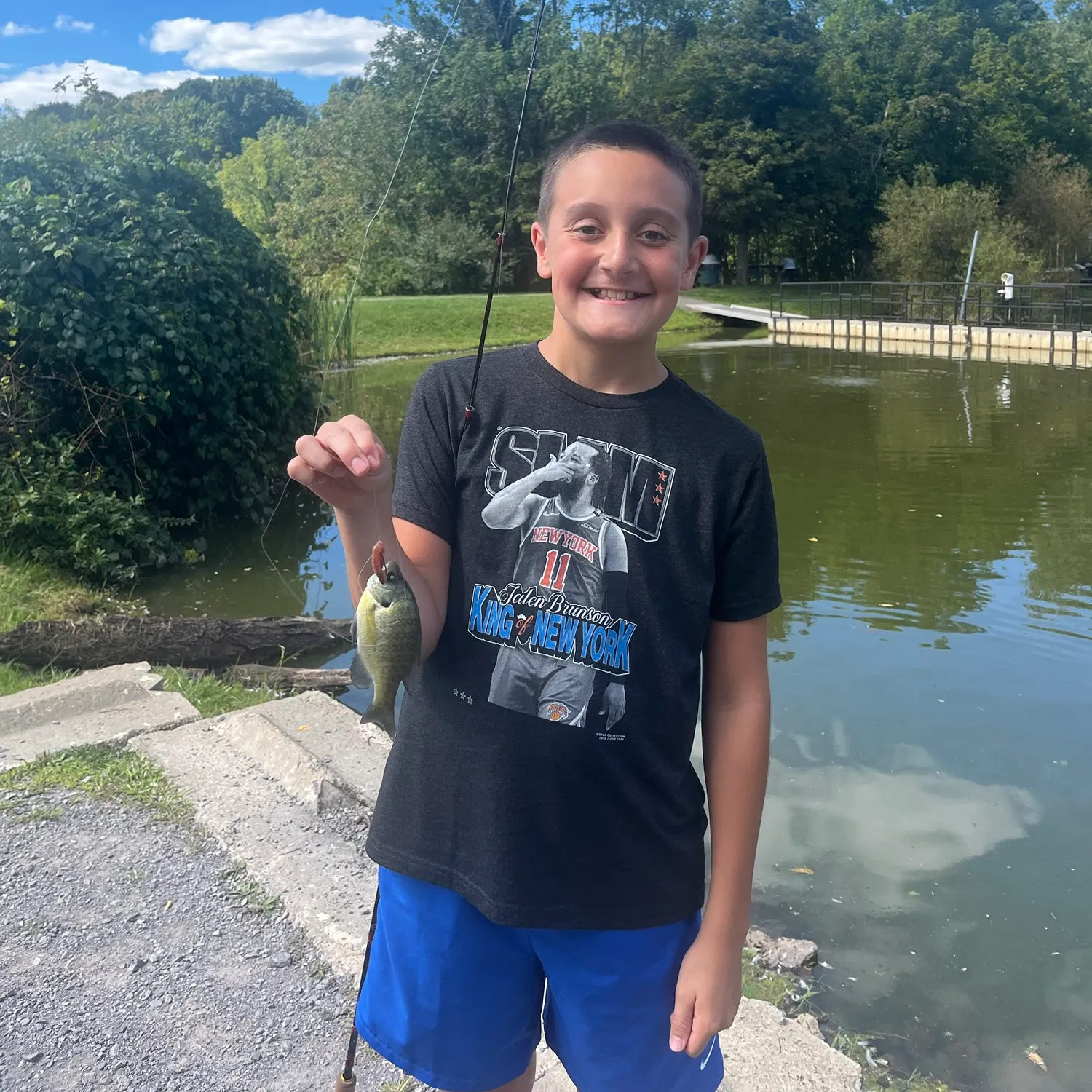 Bluegill caught on Fishbrain