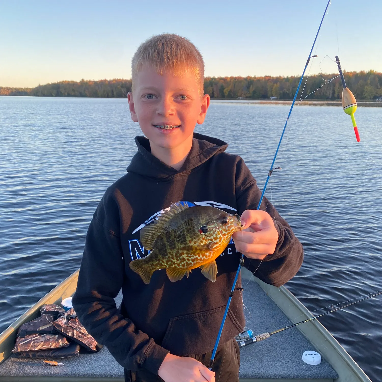 Pumpkinseed caught on Fishbrain