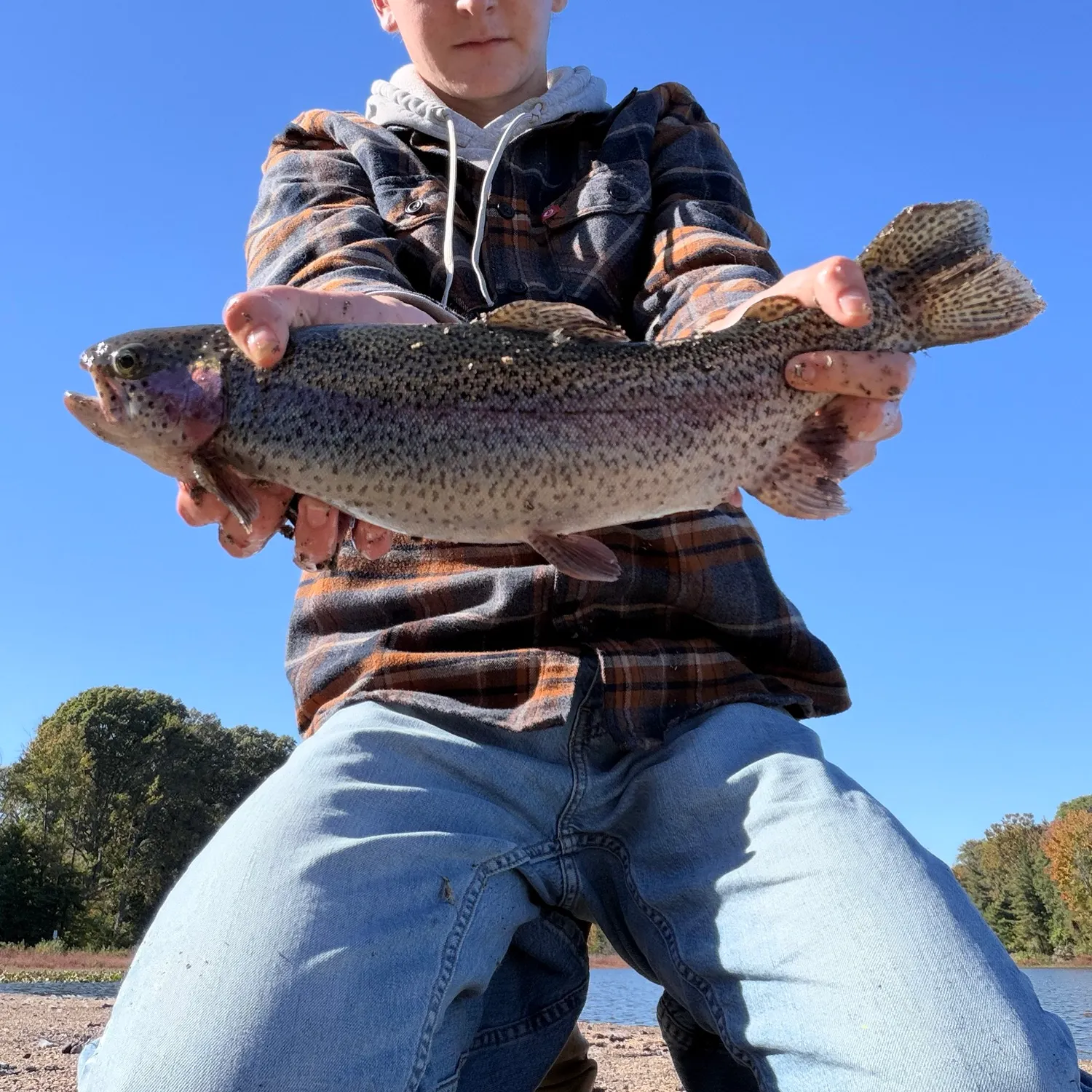 Rainbow trout caught on Fishbrain