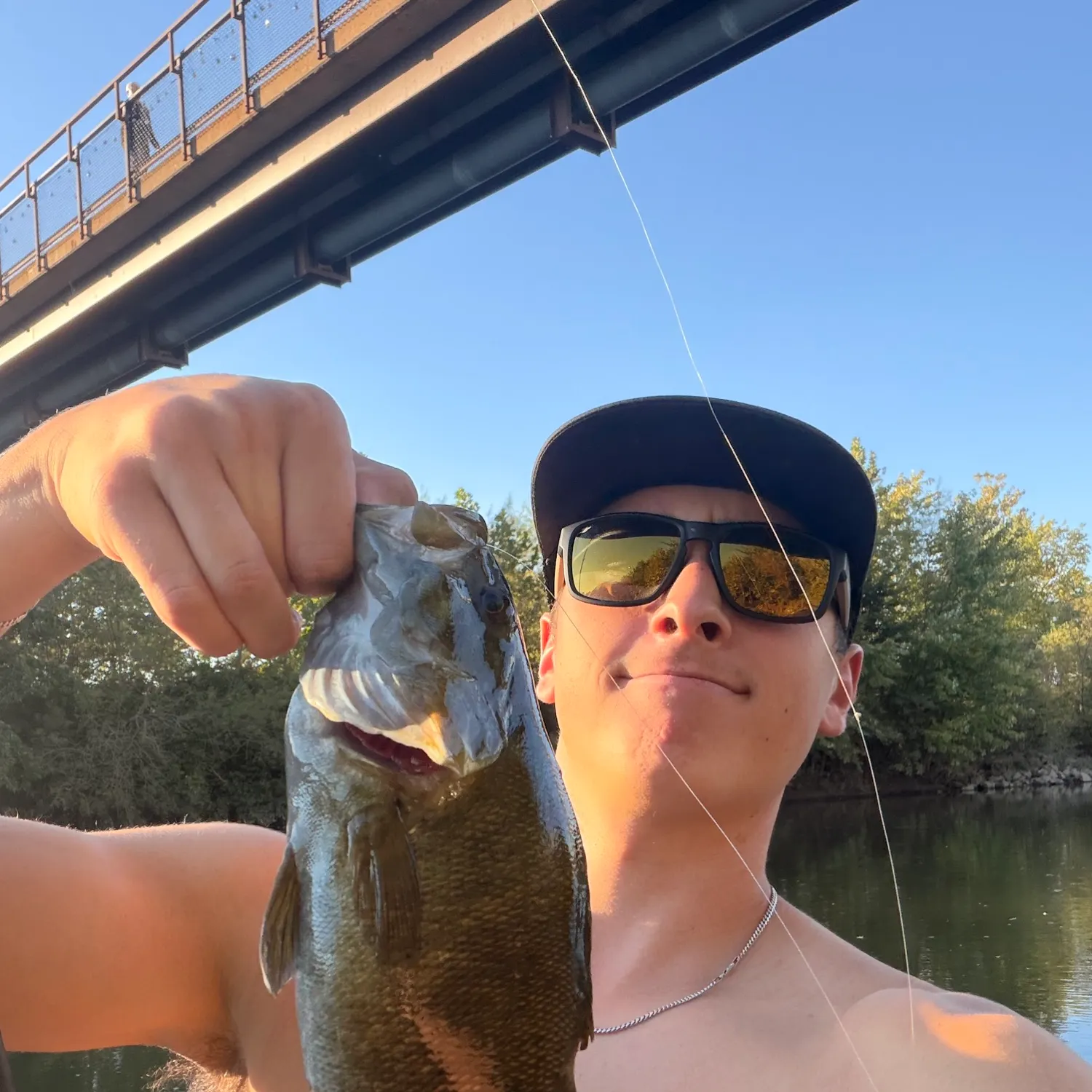 Smallmouth bass caught on Fishbrain