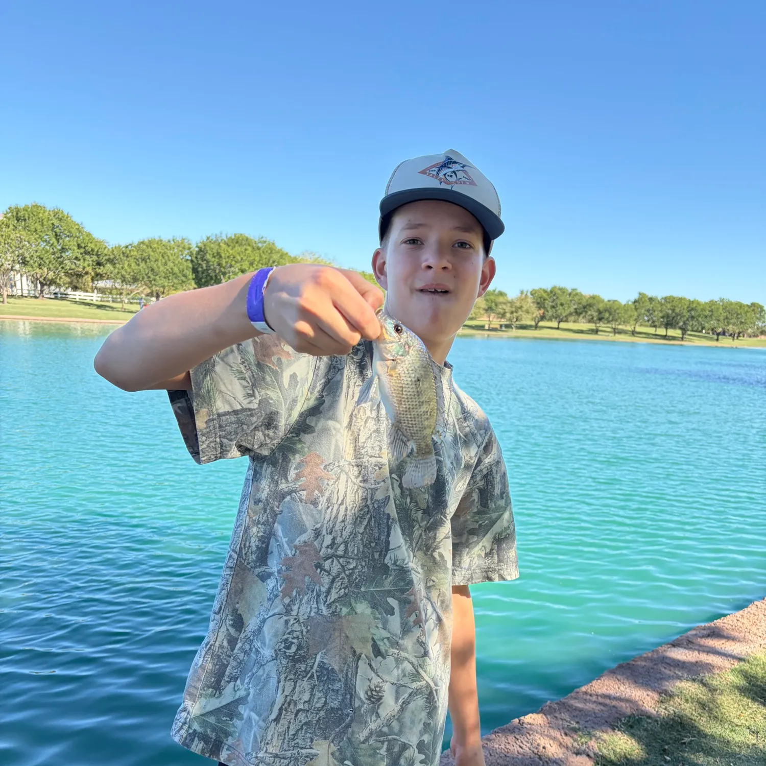 Nile tilapia caught on Fishbrain