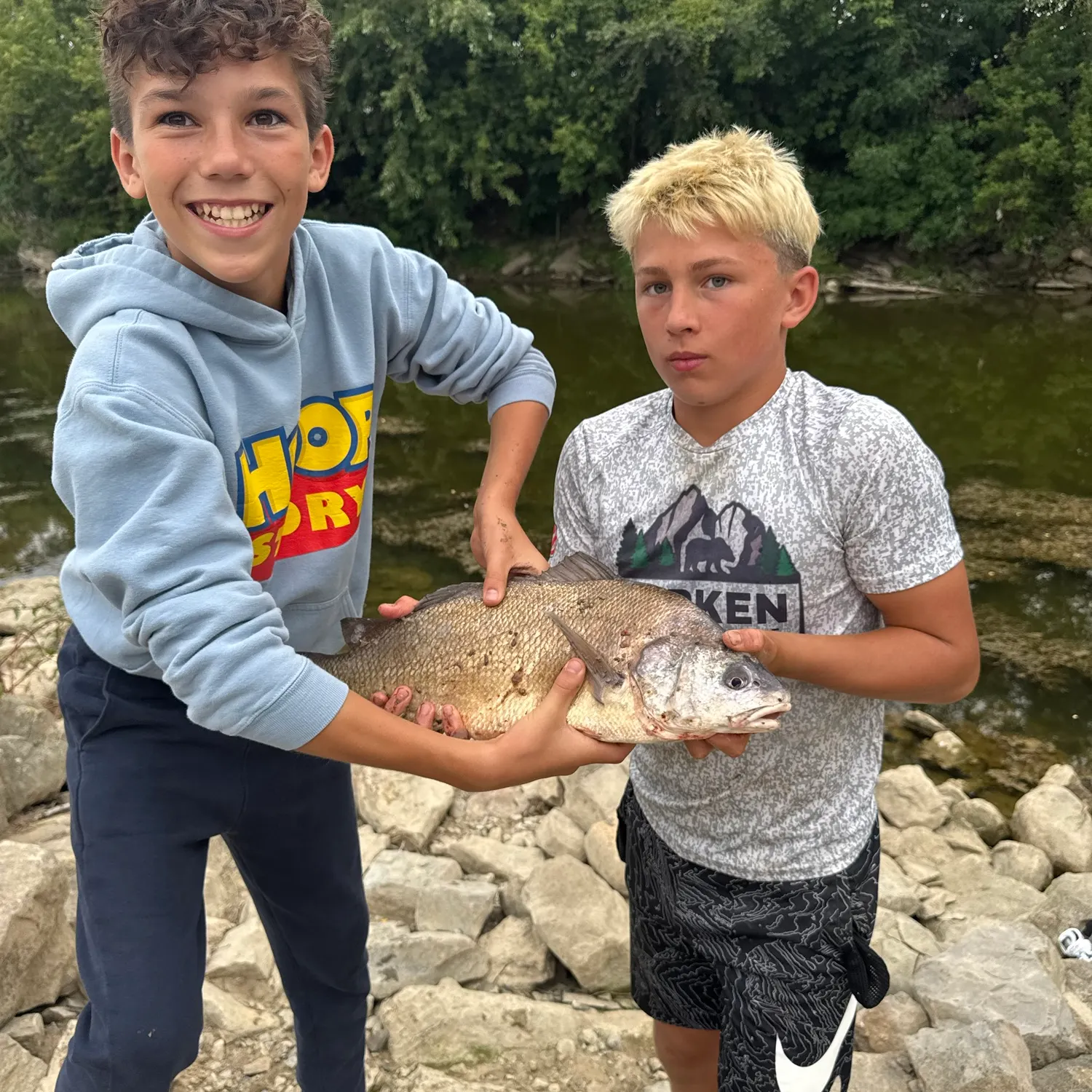 Freshwater drum caught on Fishbrain