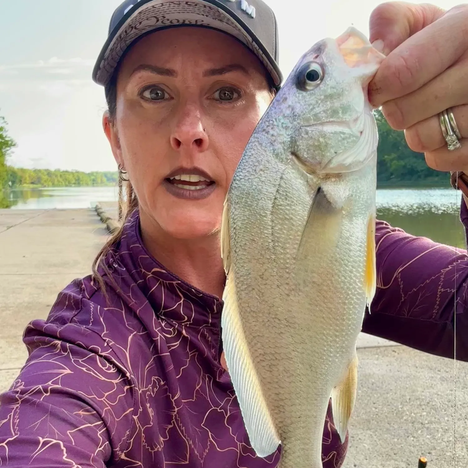 Freshwater drum caught on Fishbrain