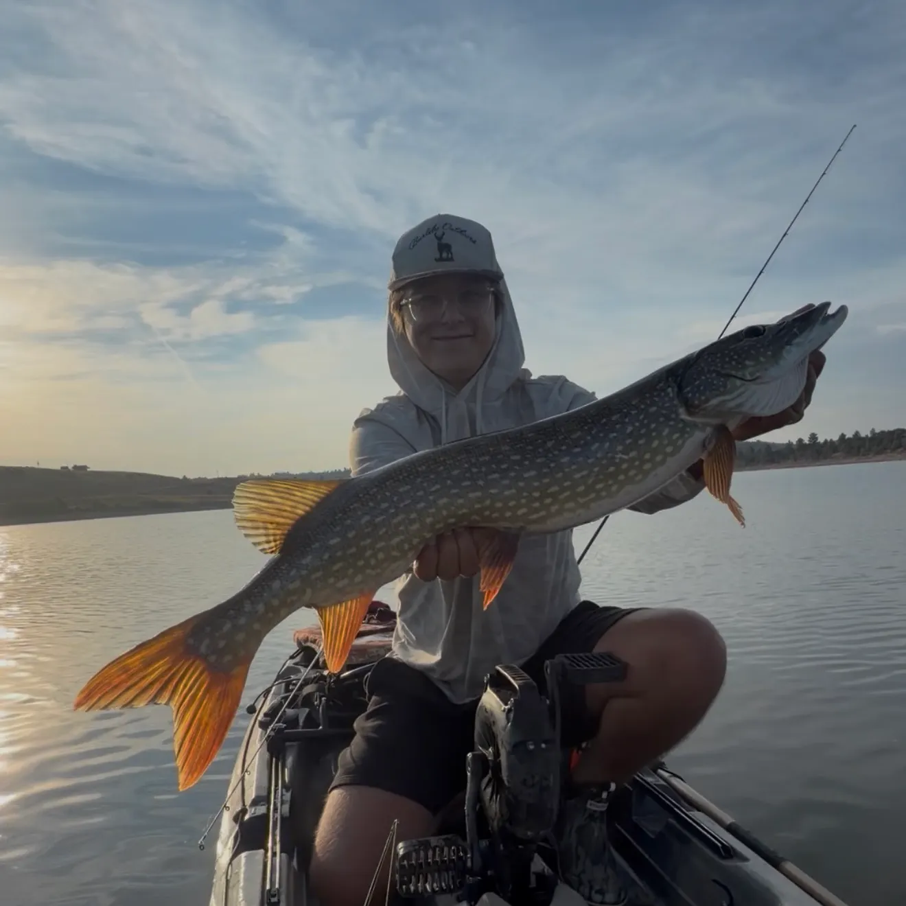 Northern pike caught on Fishbrain