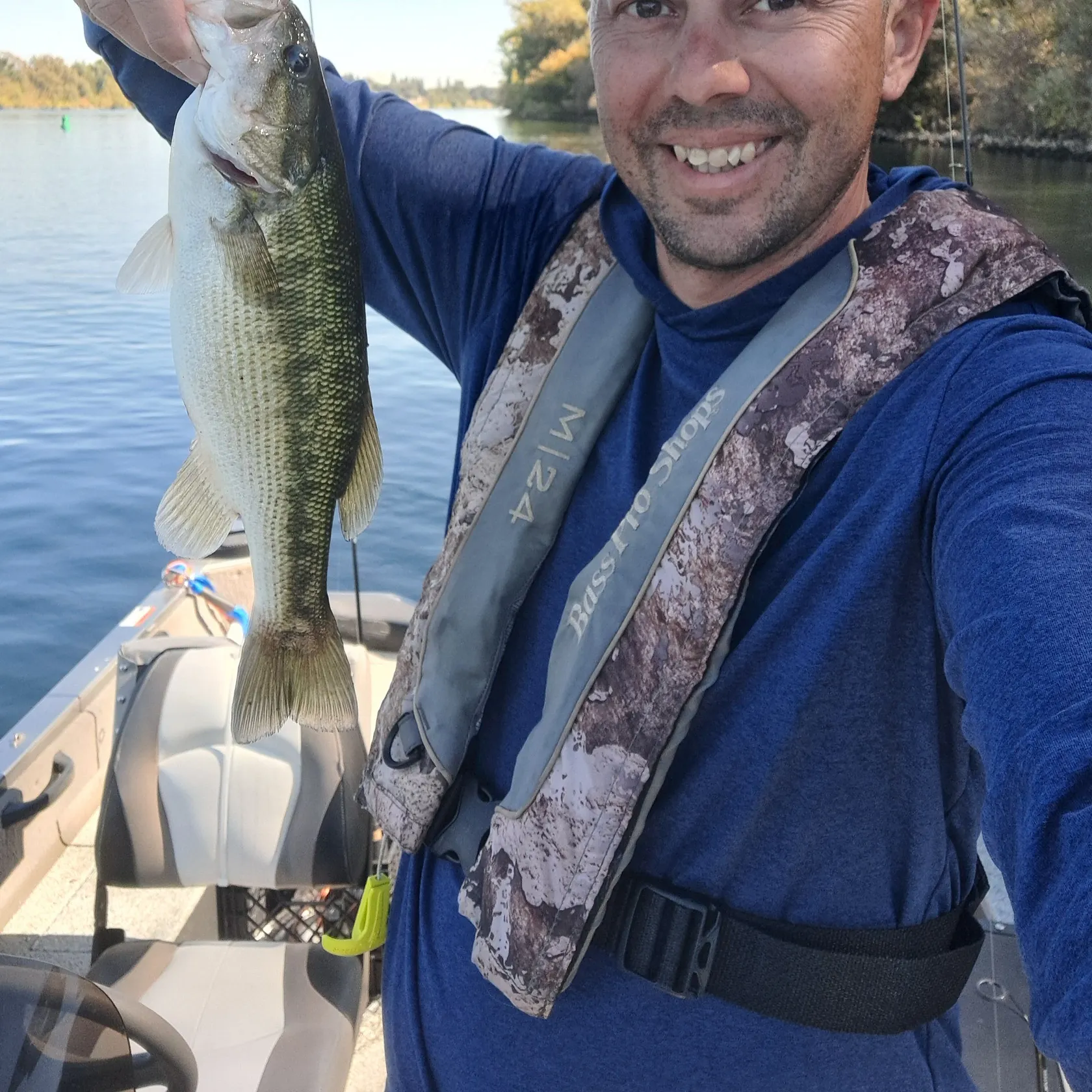 Spotted bass caught on Fishbrain