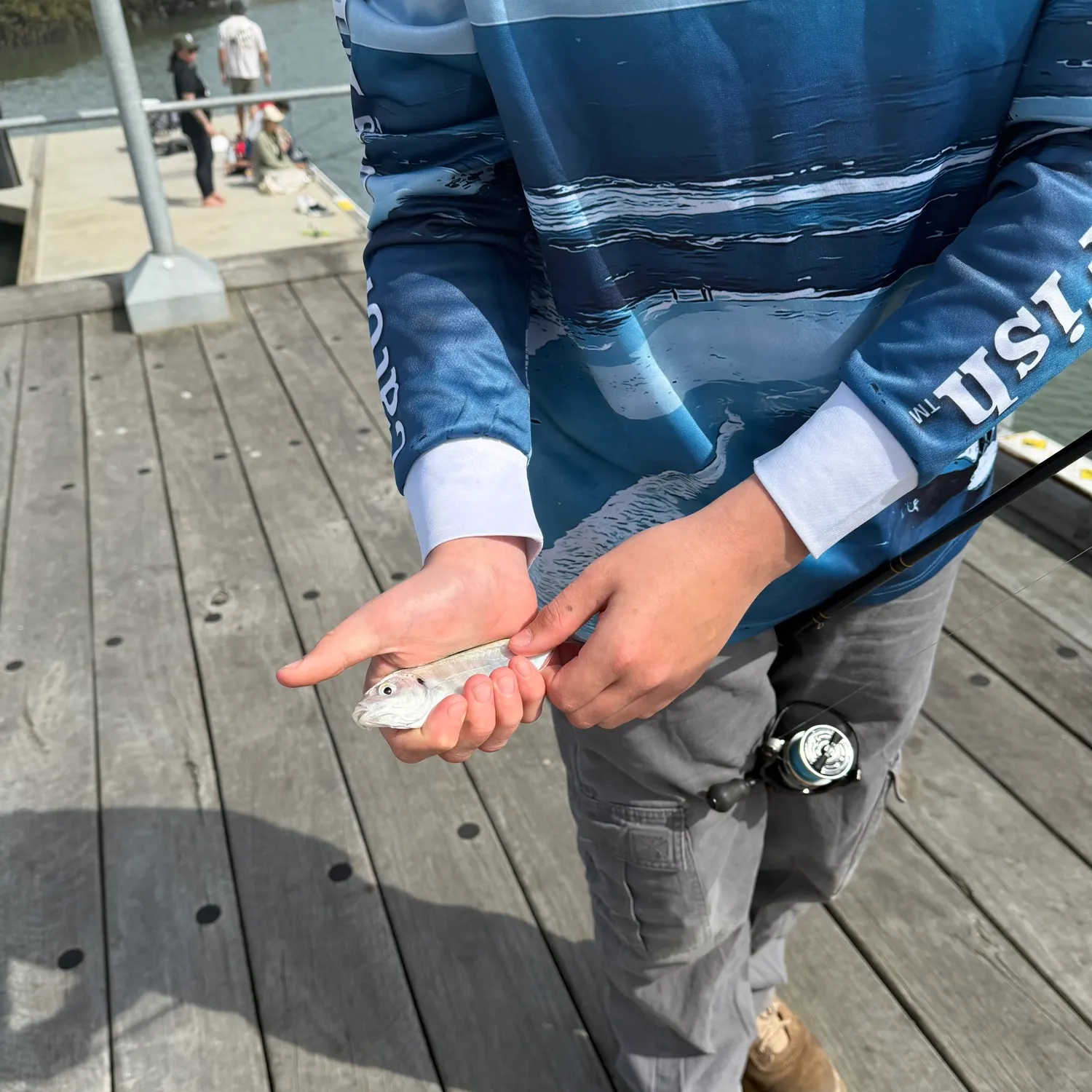White trevally caught on Fishbrain