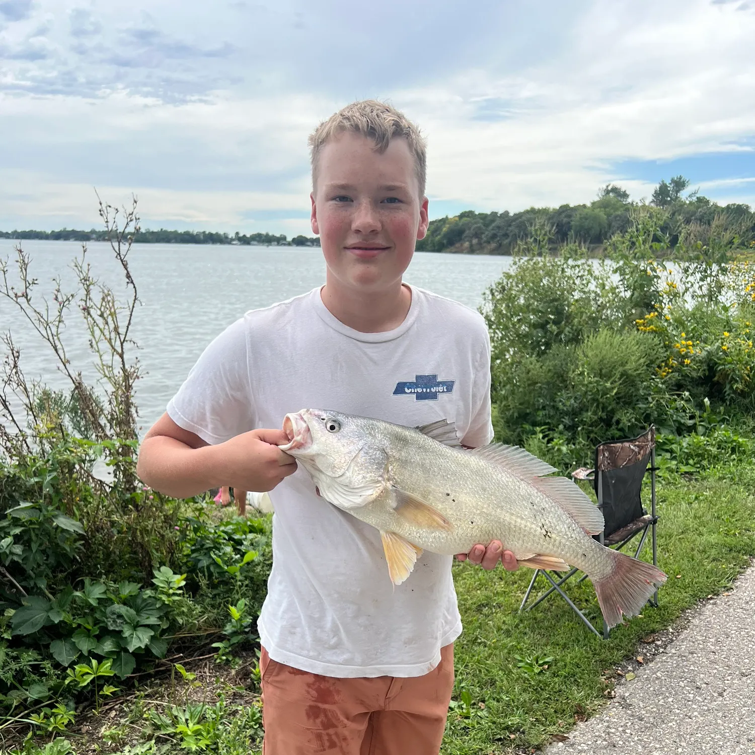 Freshwater drum caught on Fishbrain
