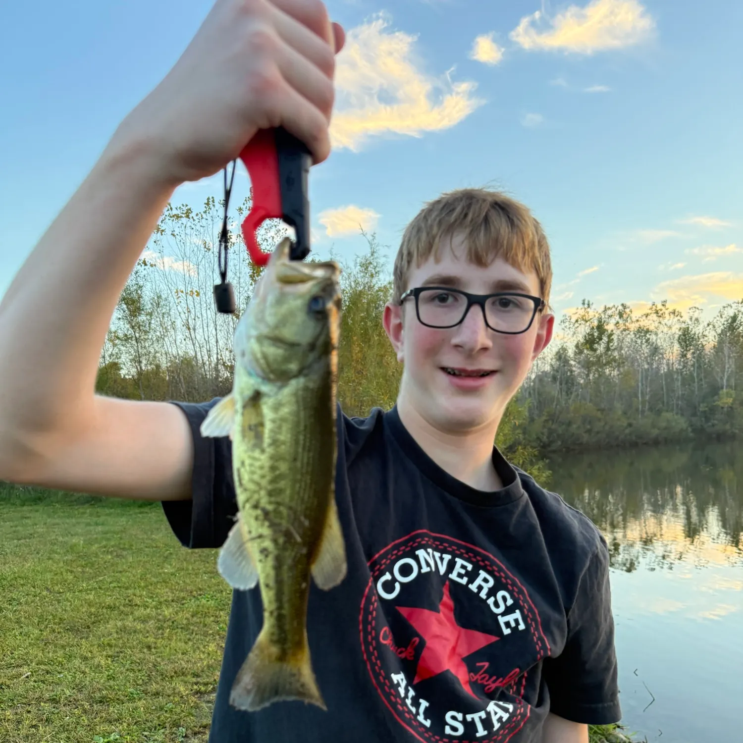 Spotted bass caught on Fishbrain